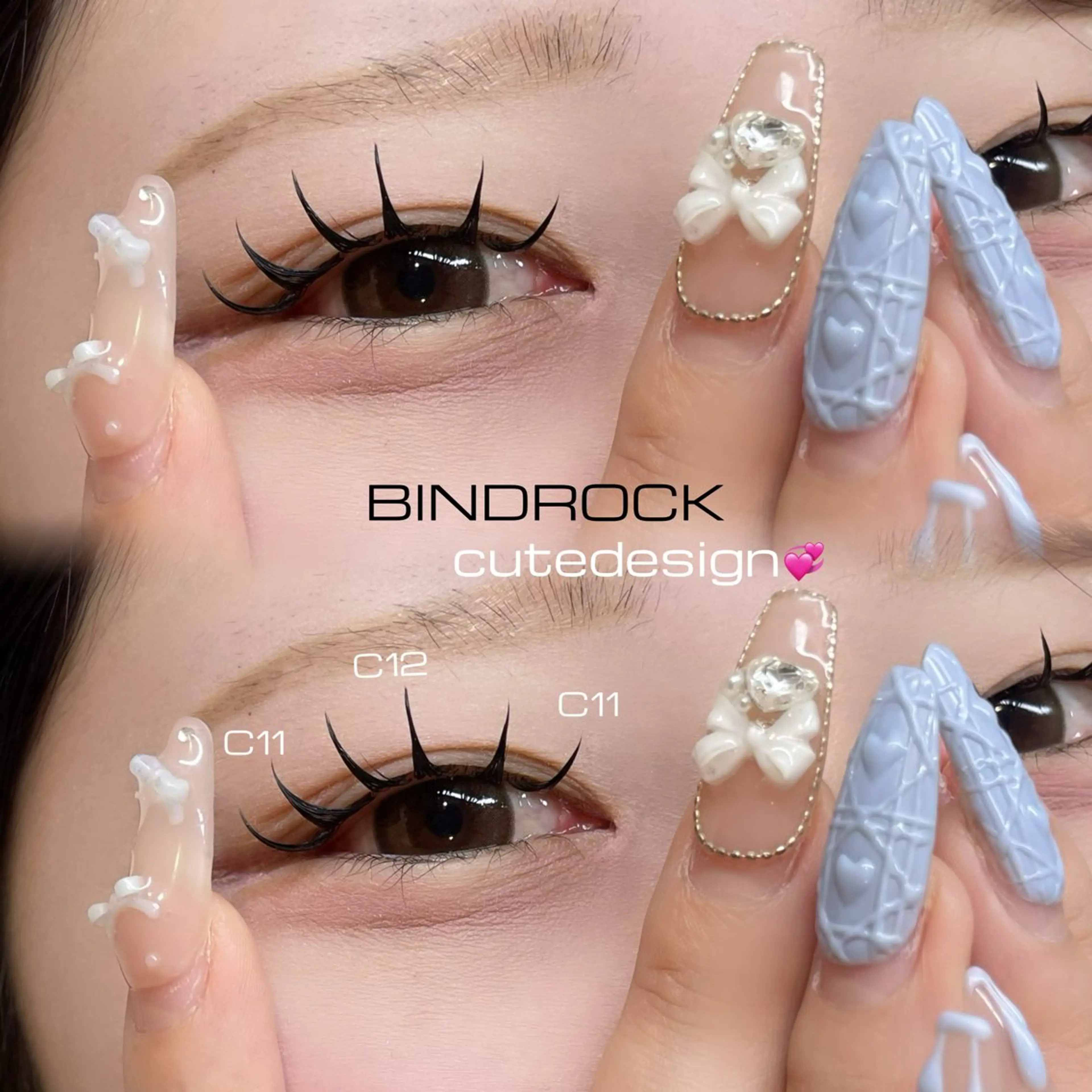 マツエク・マツパ マツエク Mell Yuuna ♡パリエク /束感のマツエク・マツパデザイン