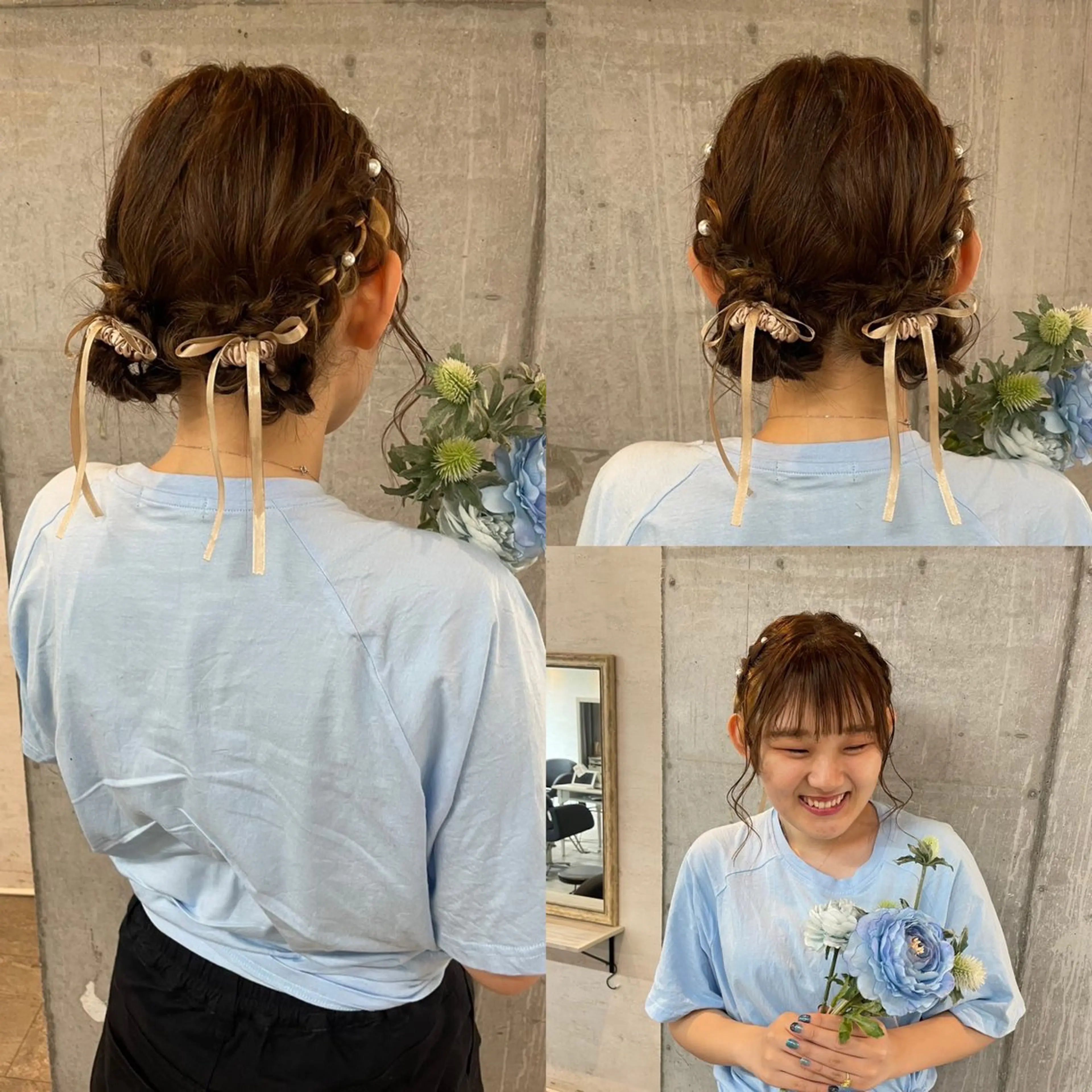 ヘアアレンジ お団子ヘア ヘアセット Reve resort所属・美髪× ヘアセット✨Araiのヘアスタイル