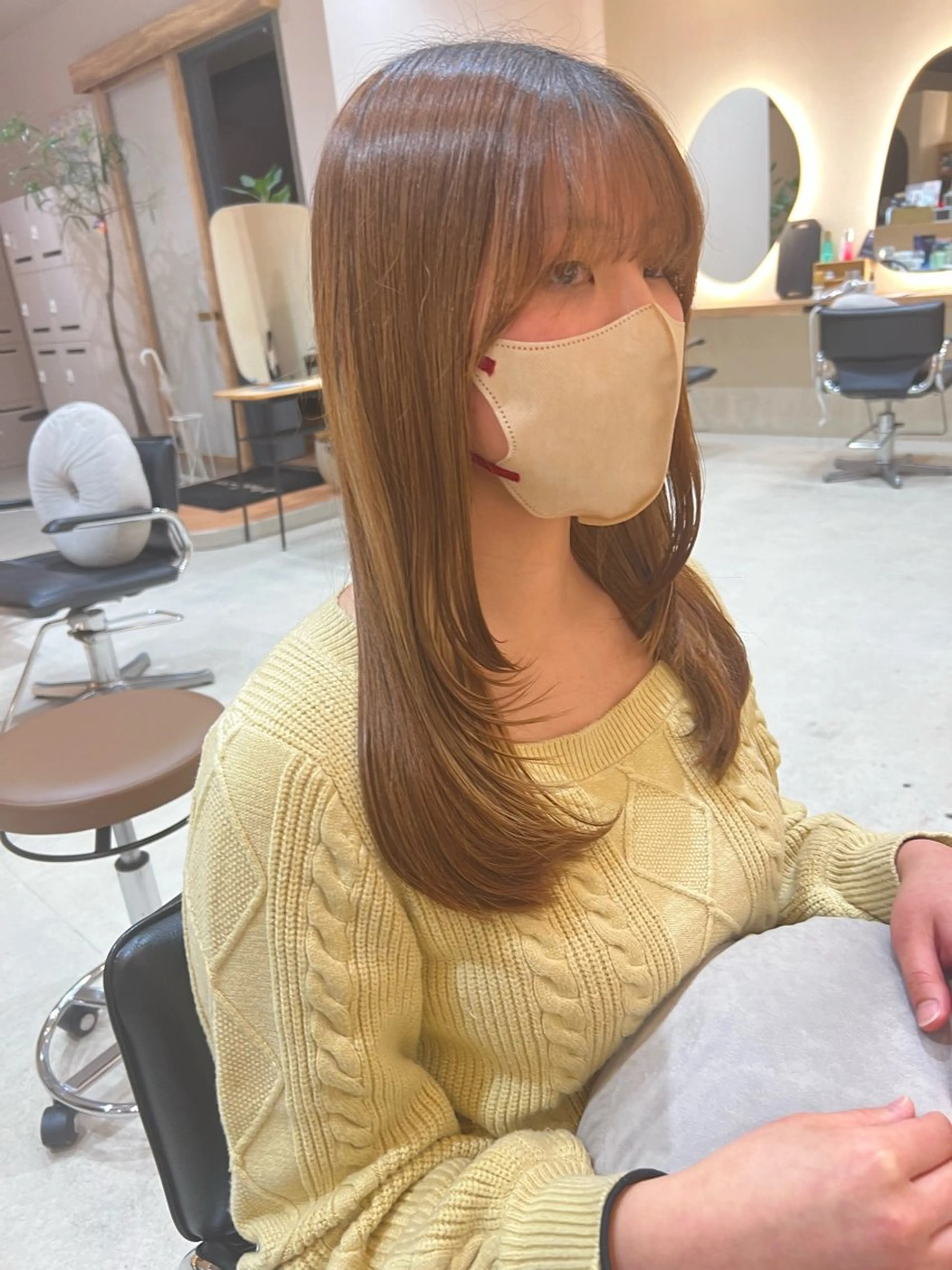 セミロング 🌈新田 みどり🌈のヘアスタイル