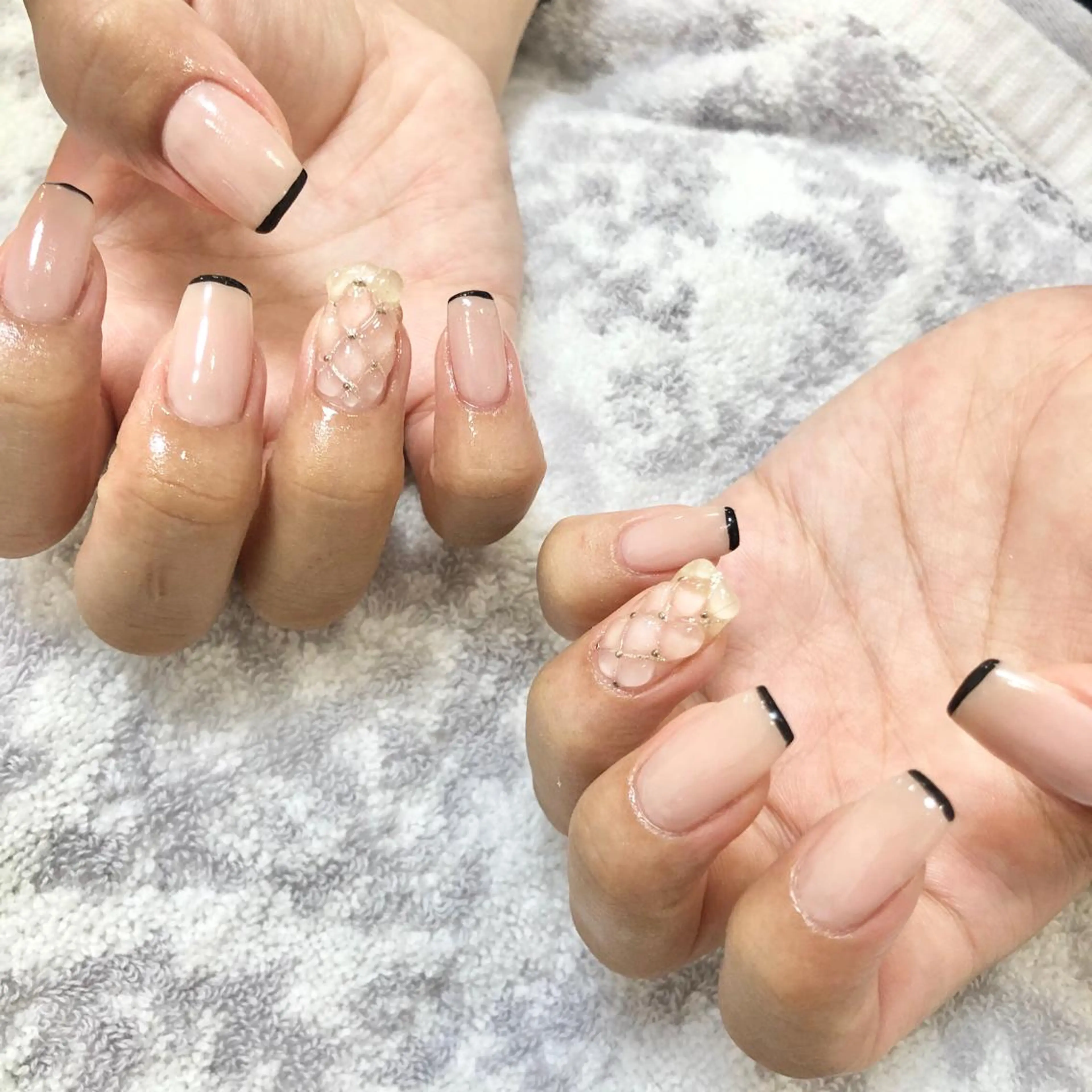 ネイル クリアネイル 🎀AYAKO 🎀中韓ネイルのネイルデザイン