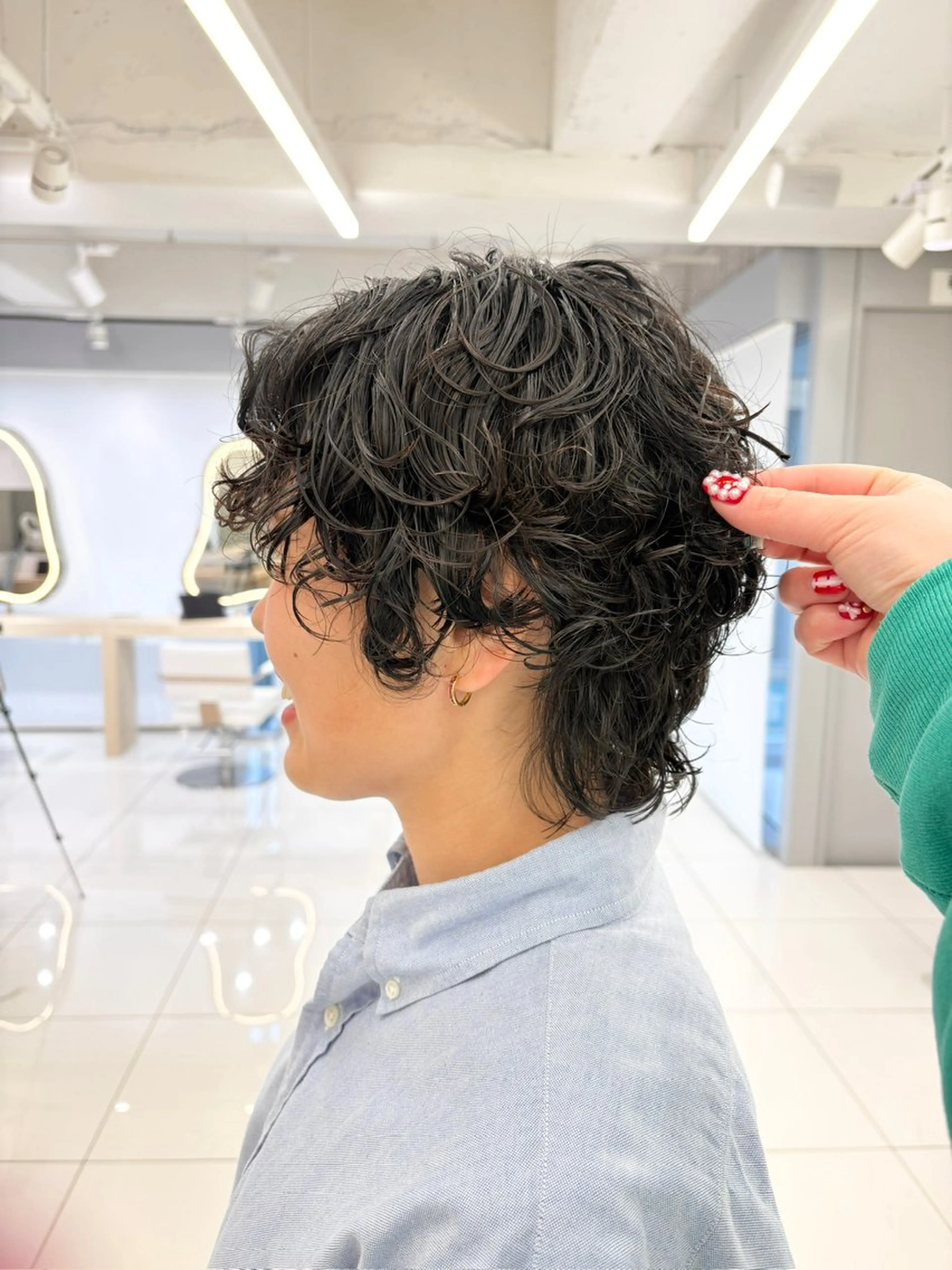 ショート パーマ hollo原宿所属・パーマ/ハイトーン 🎀Rumiのヘアスタイル