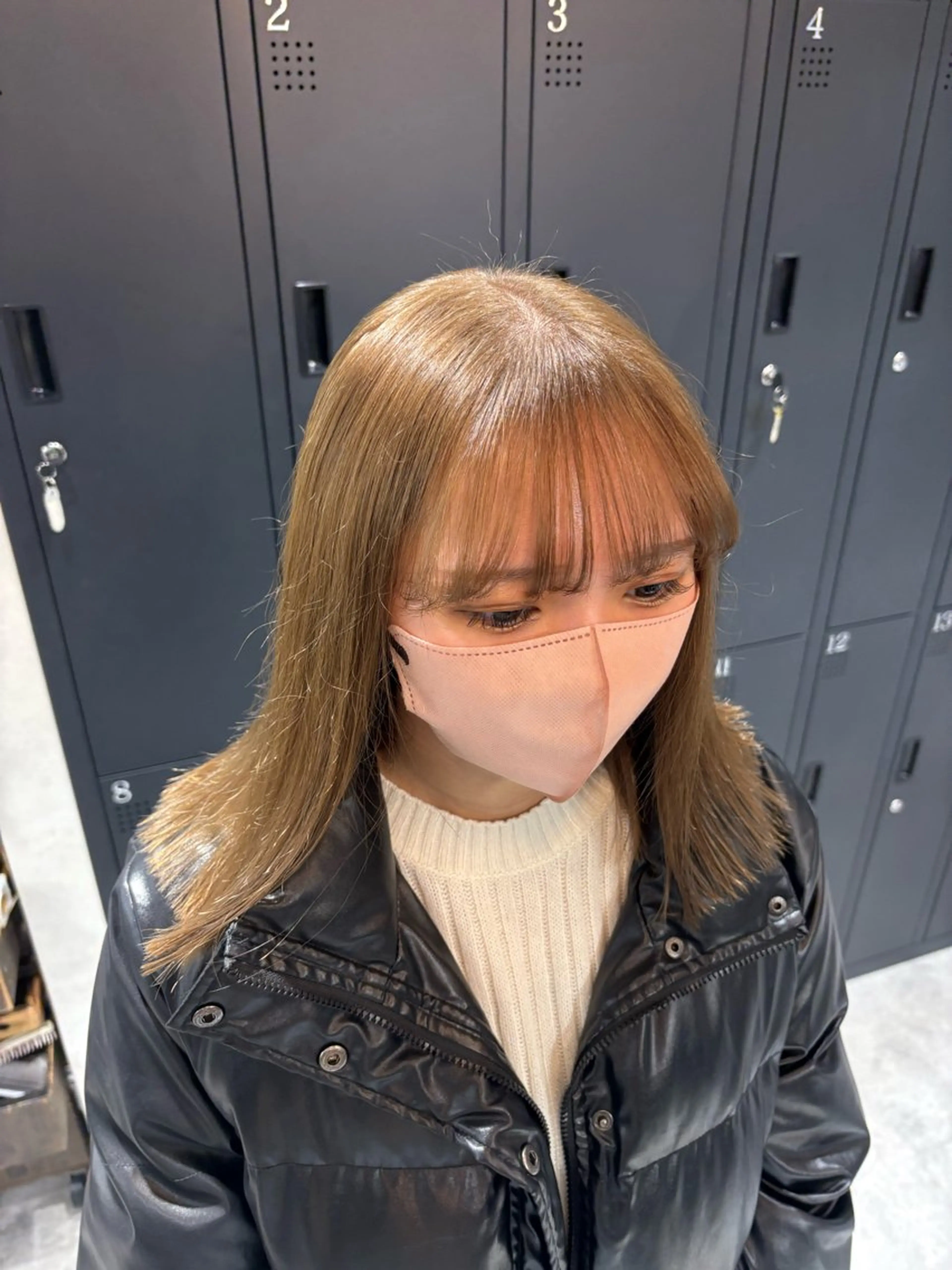 ミディアム カット ヘアカラー 茅ヶ崎/ハイトーン/ Ramuのヘアスタイル