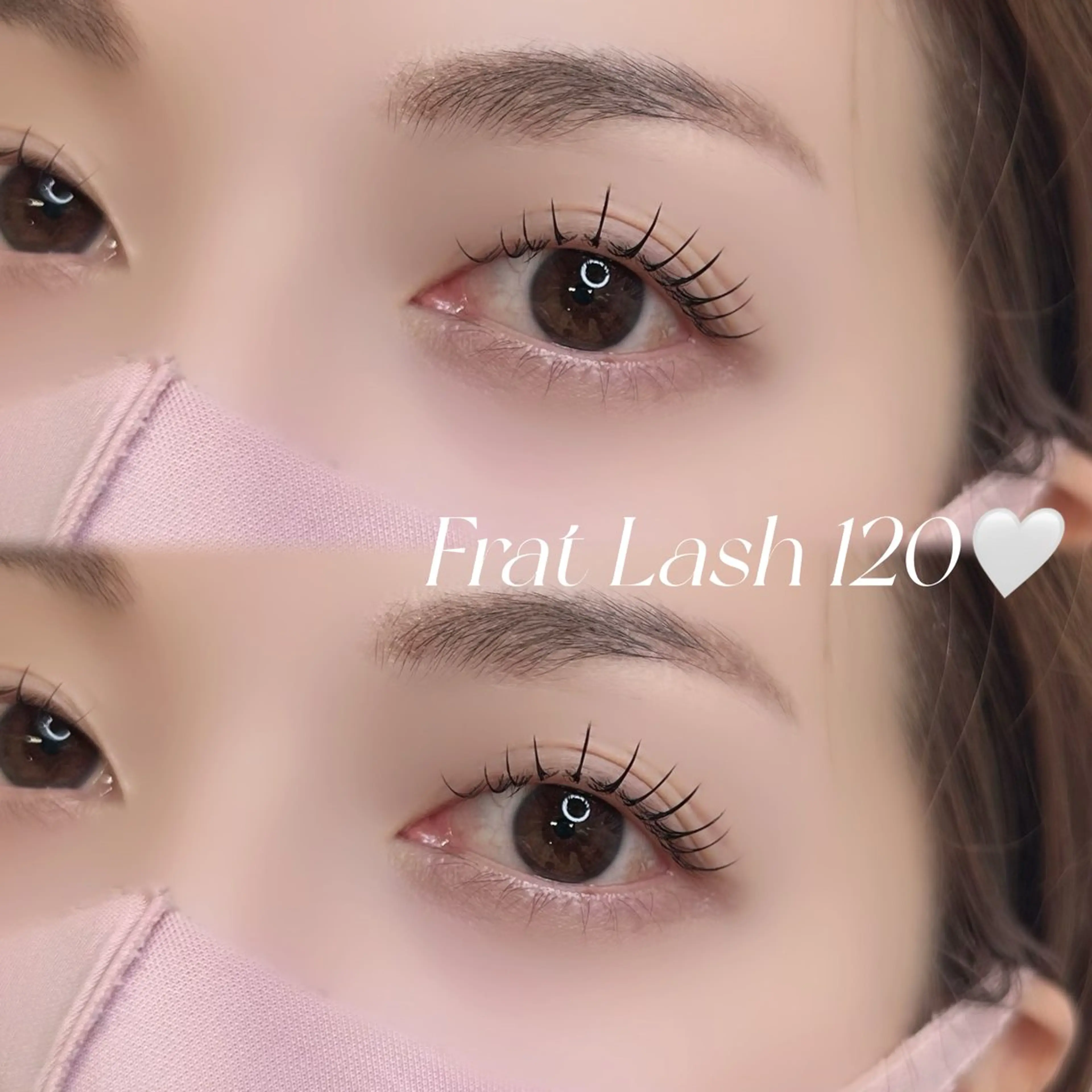 マツエク・マツパ CCカール Cカール カラーマツエク キュート Dカール マツエク mila. mahina 天神のマツエク・マツパデザイン