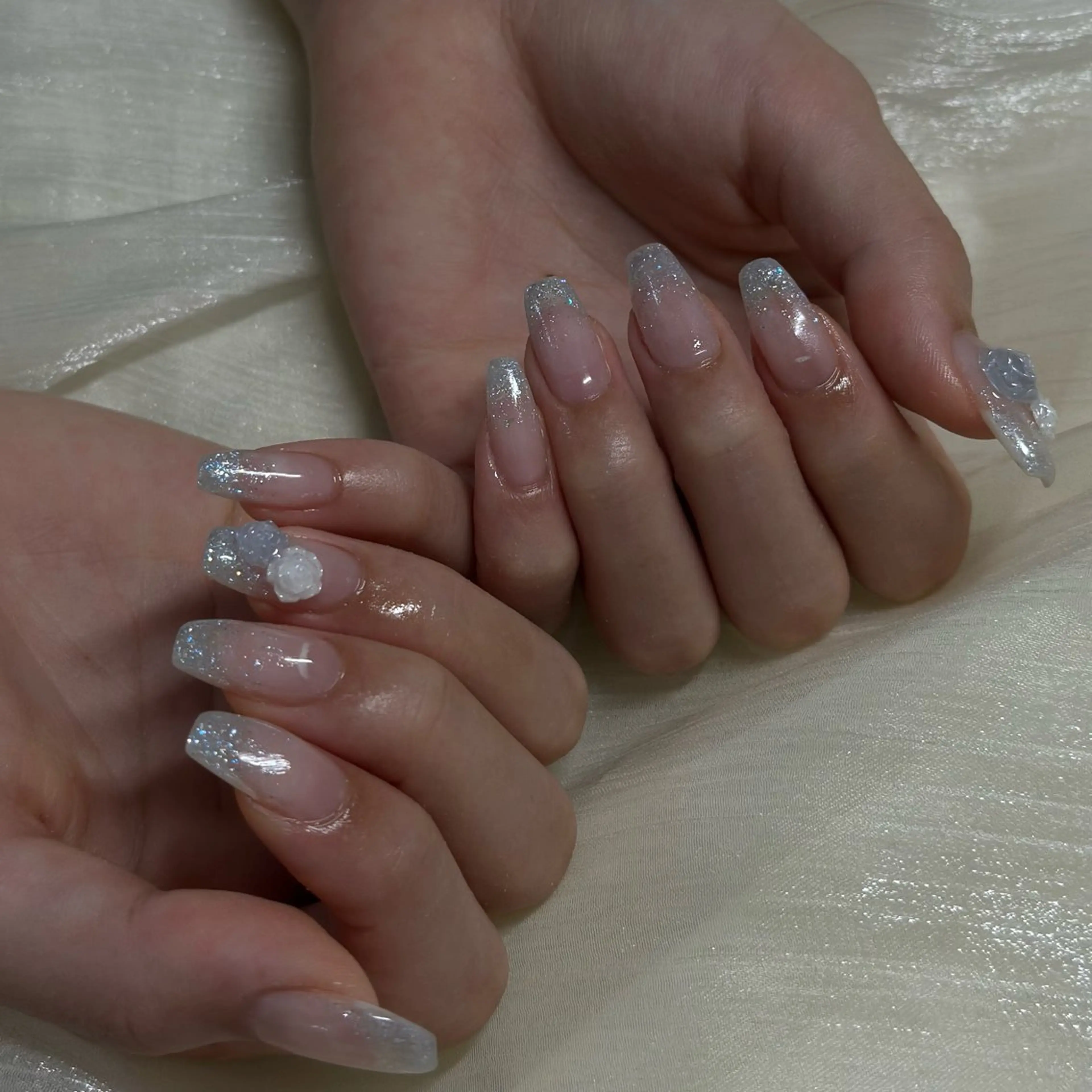 ネイル ラメ(グリッター) ラメグラデーション mis uzuのネイルデザイン