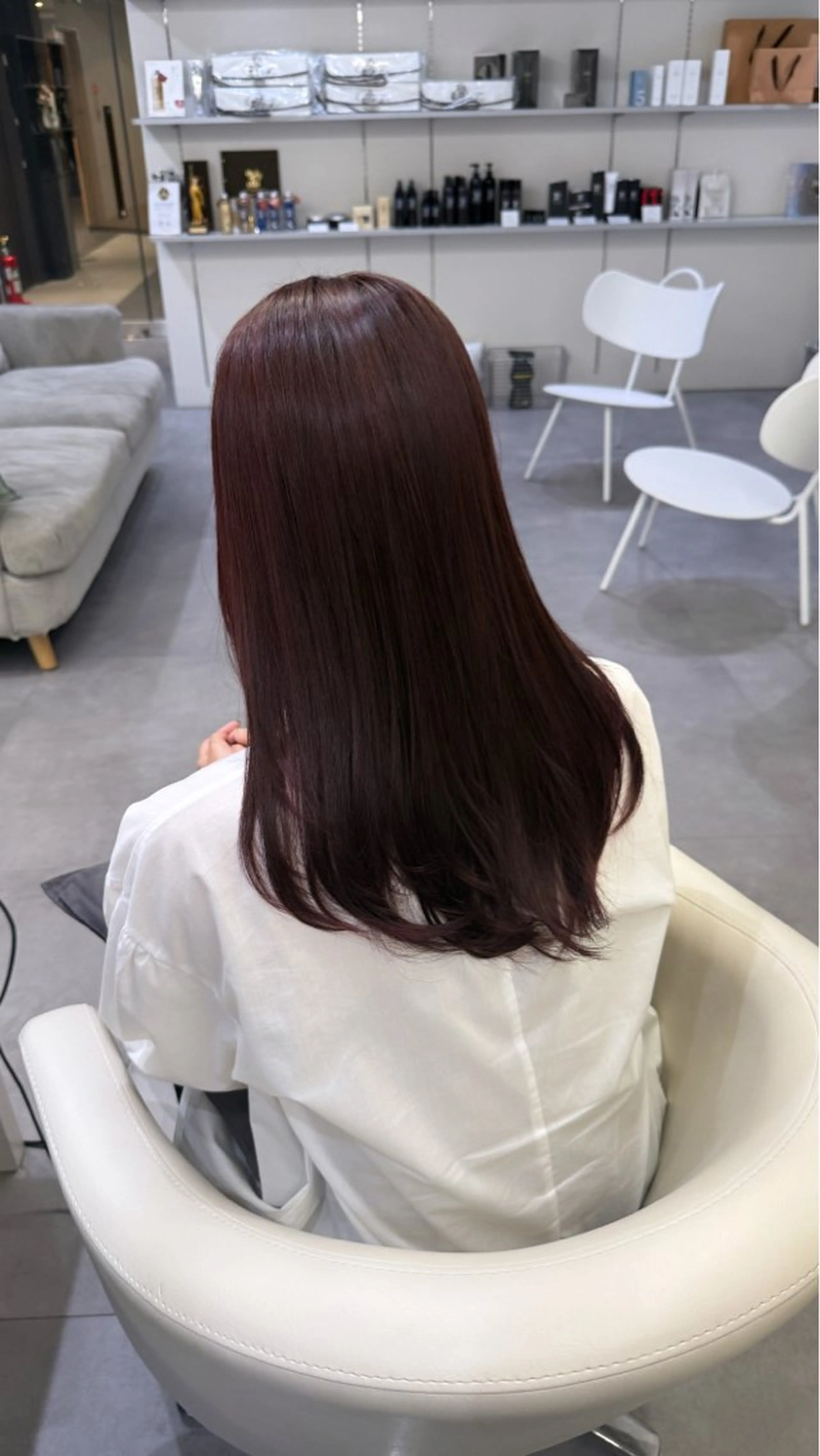 セミロング カラー ヘアカラー KNOWHOW/思川 阿耶のヘアスタイル