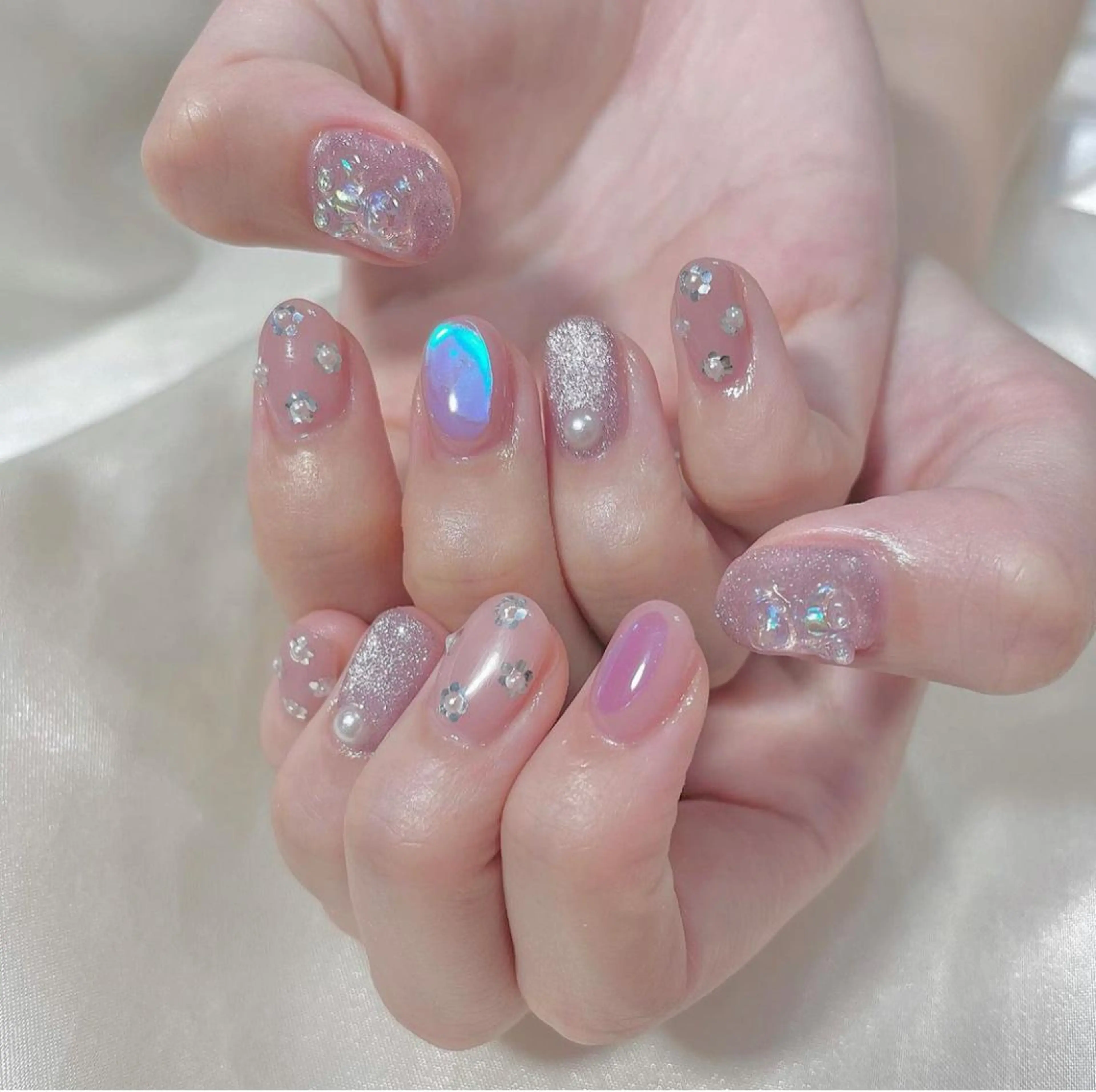 ネイル ミルフィーユ /Tomoeのネイルデザイン