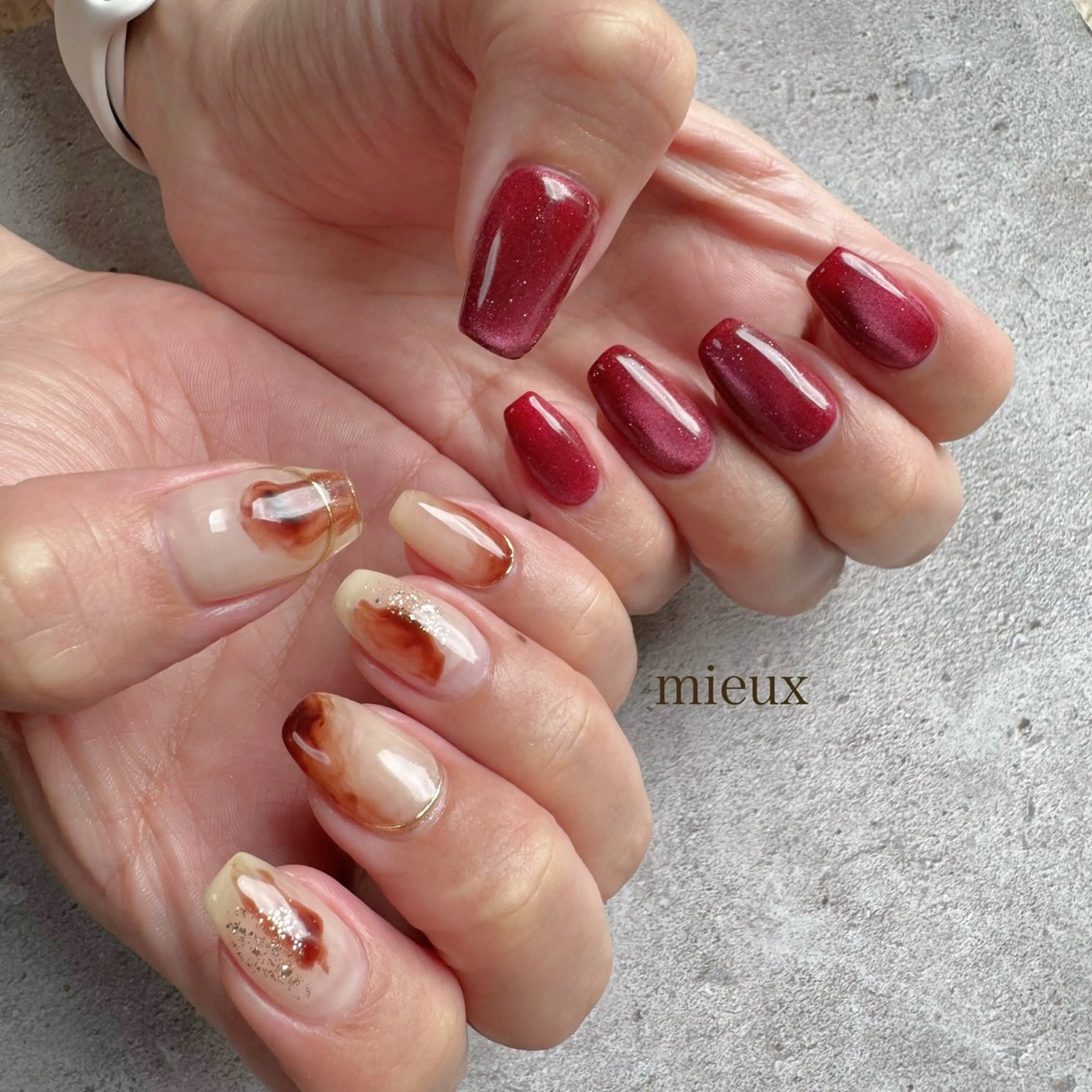 ネイル ハンドネイル フットネイル nail salon mieux(ミュー)のネイルデザイン