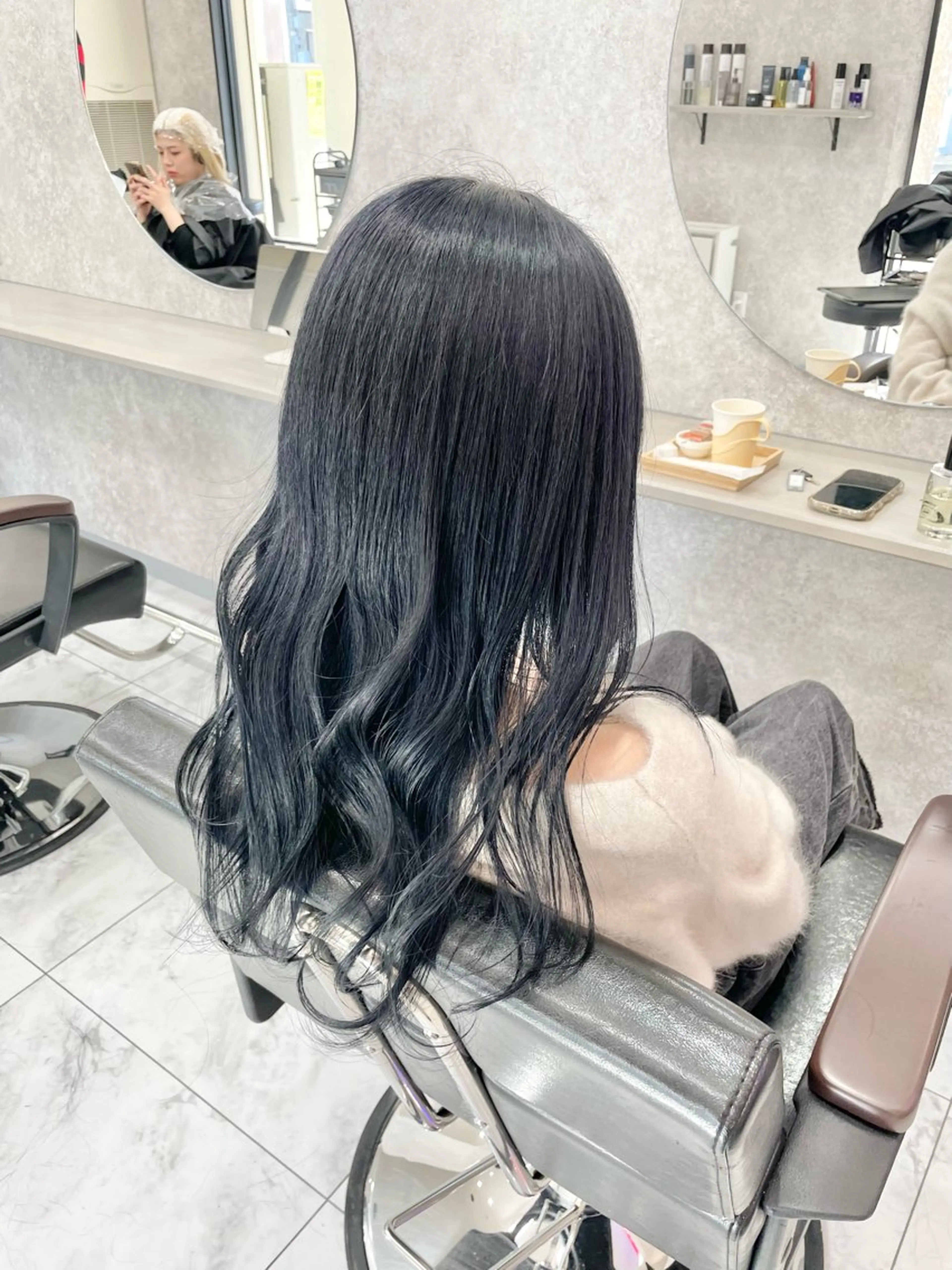 セミロング 🦋ハイトーン🦋 石山 希理🦋のヘアスタイル