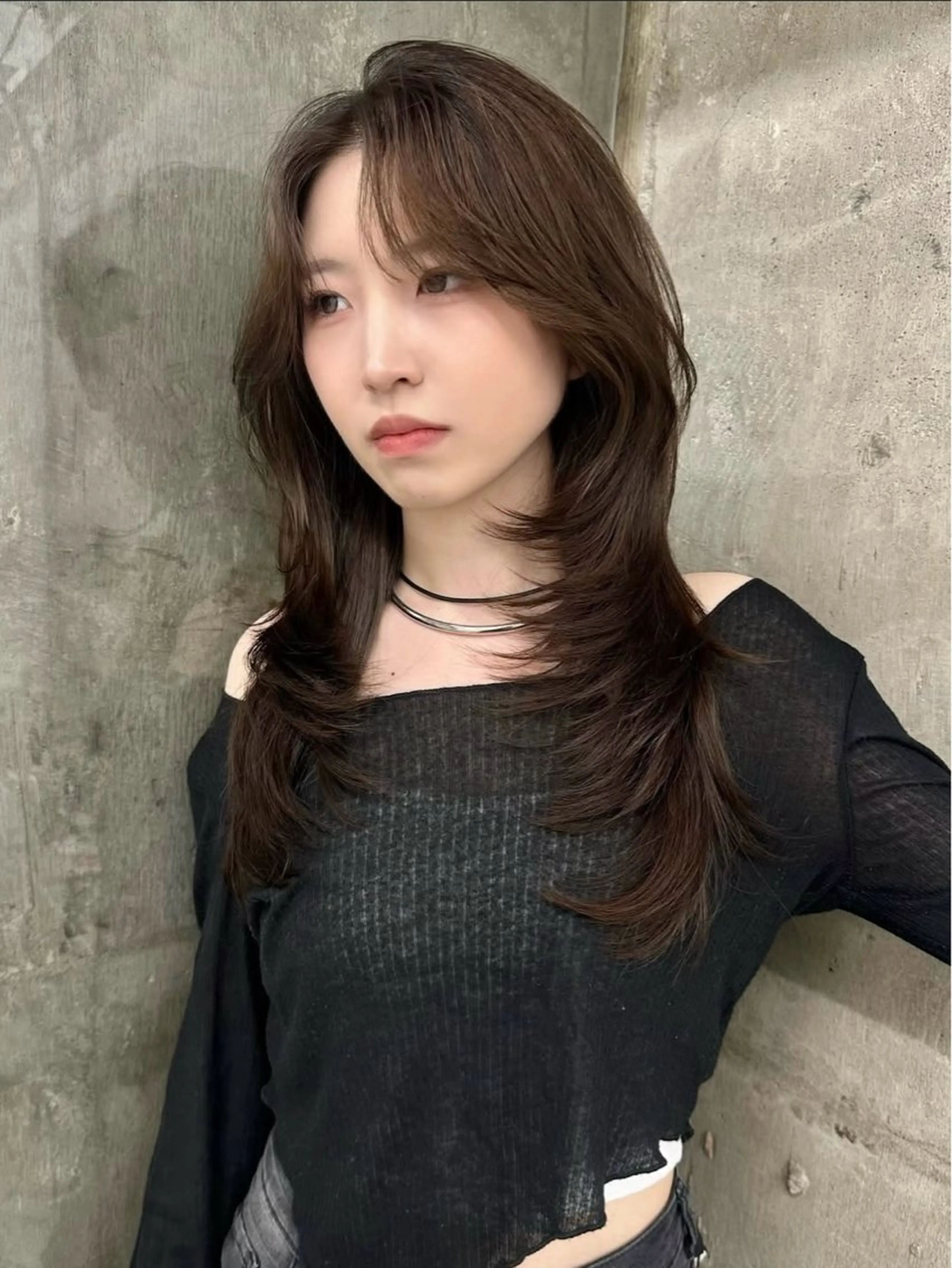 ロング カラー MINORI /レイヤーカットのヘアスタイル