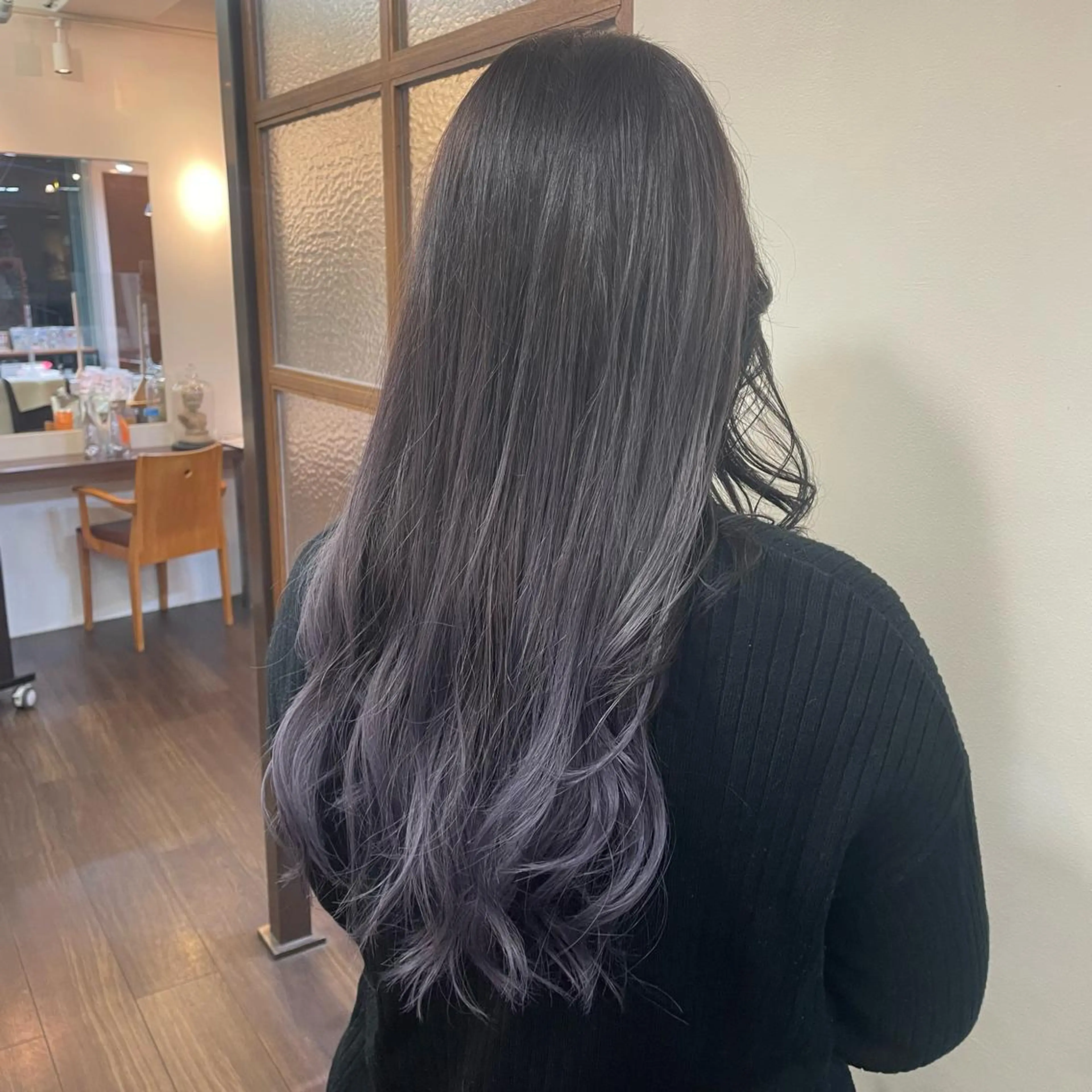 ロング パープルカラー NiCHE吉祥寺所属・✨吉祥寺Niche✨ 平山薫のヘアスタイル