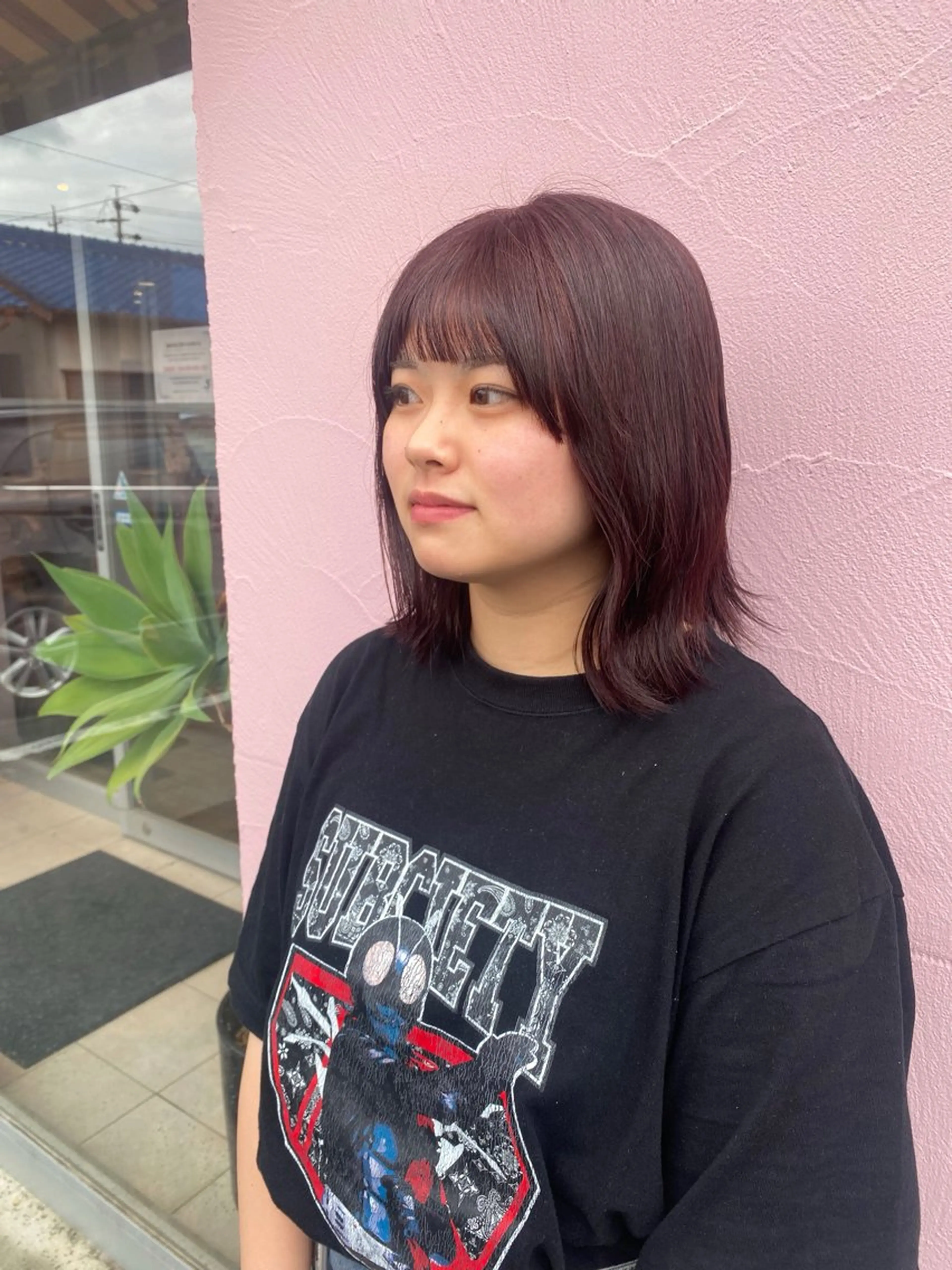 ショート ヘアカラー あいさ🤍ムラ無しカ ラー🤍のヘアスタイル