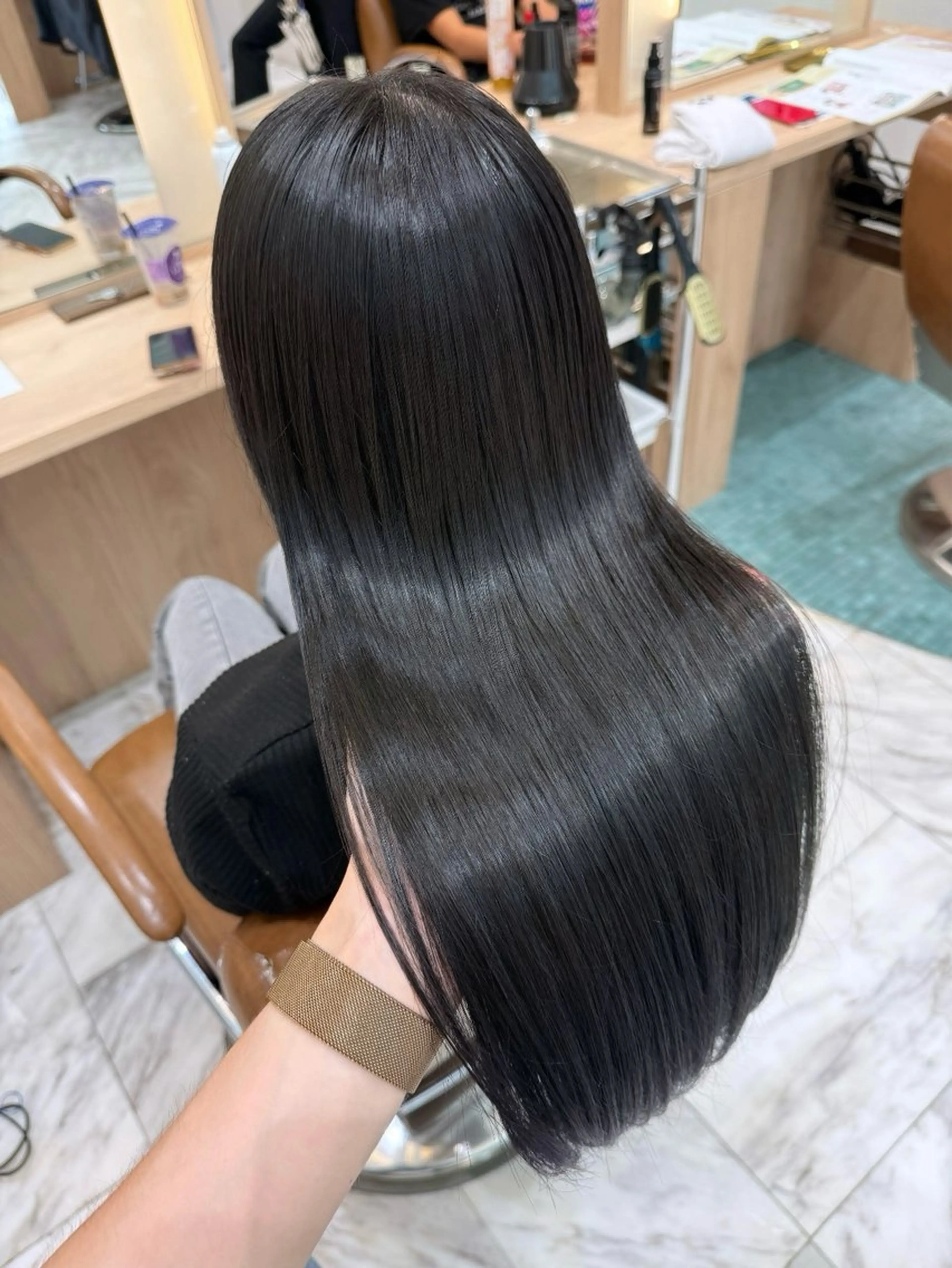 ロング 縮毛矯正 トリートメント ATENA所属・撮影モデル様募集 直樹のヘアスタイル