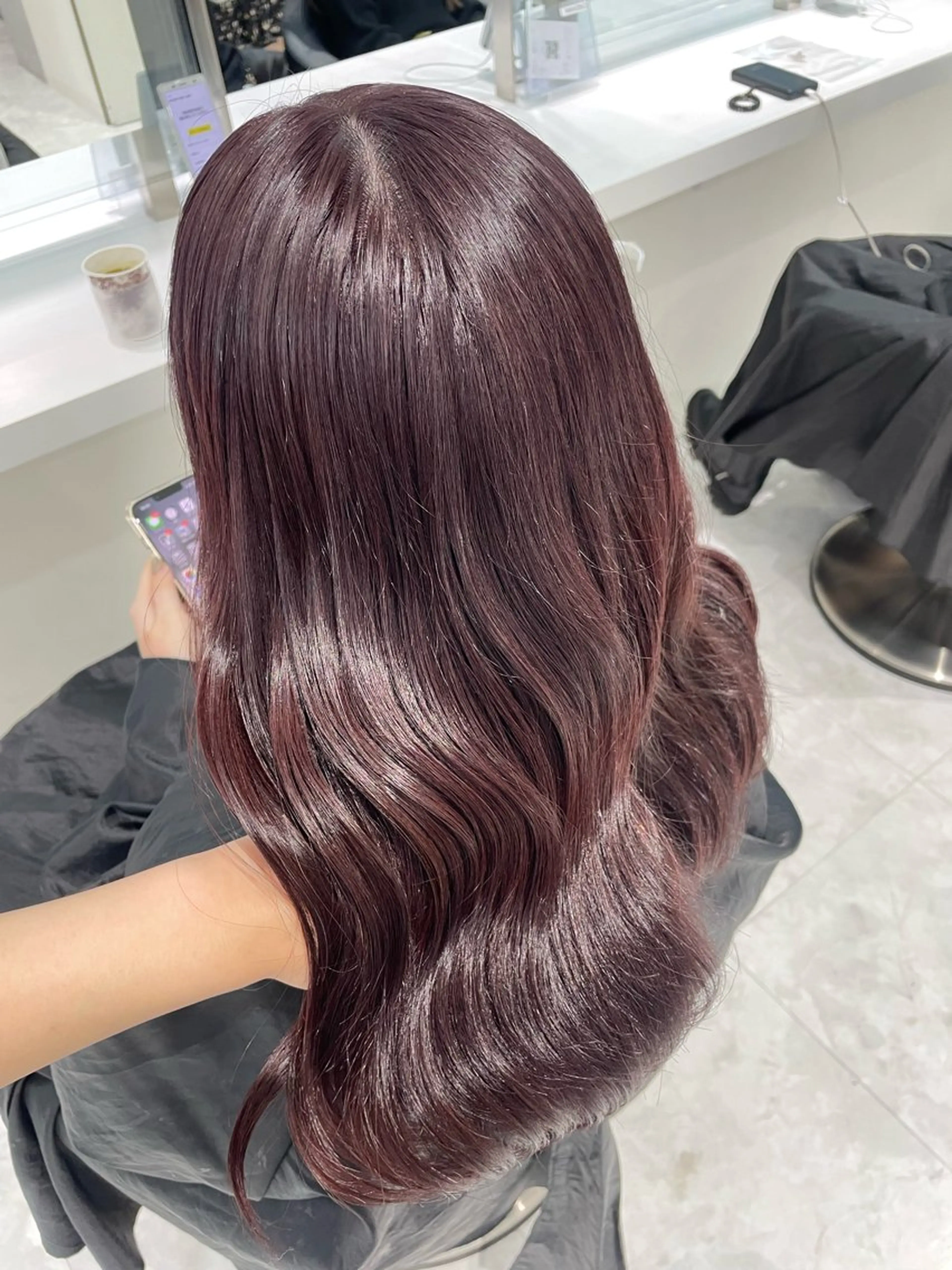 カラー 🤍透明感ブラウン himi🤍のヘアスタイル