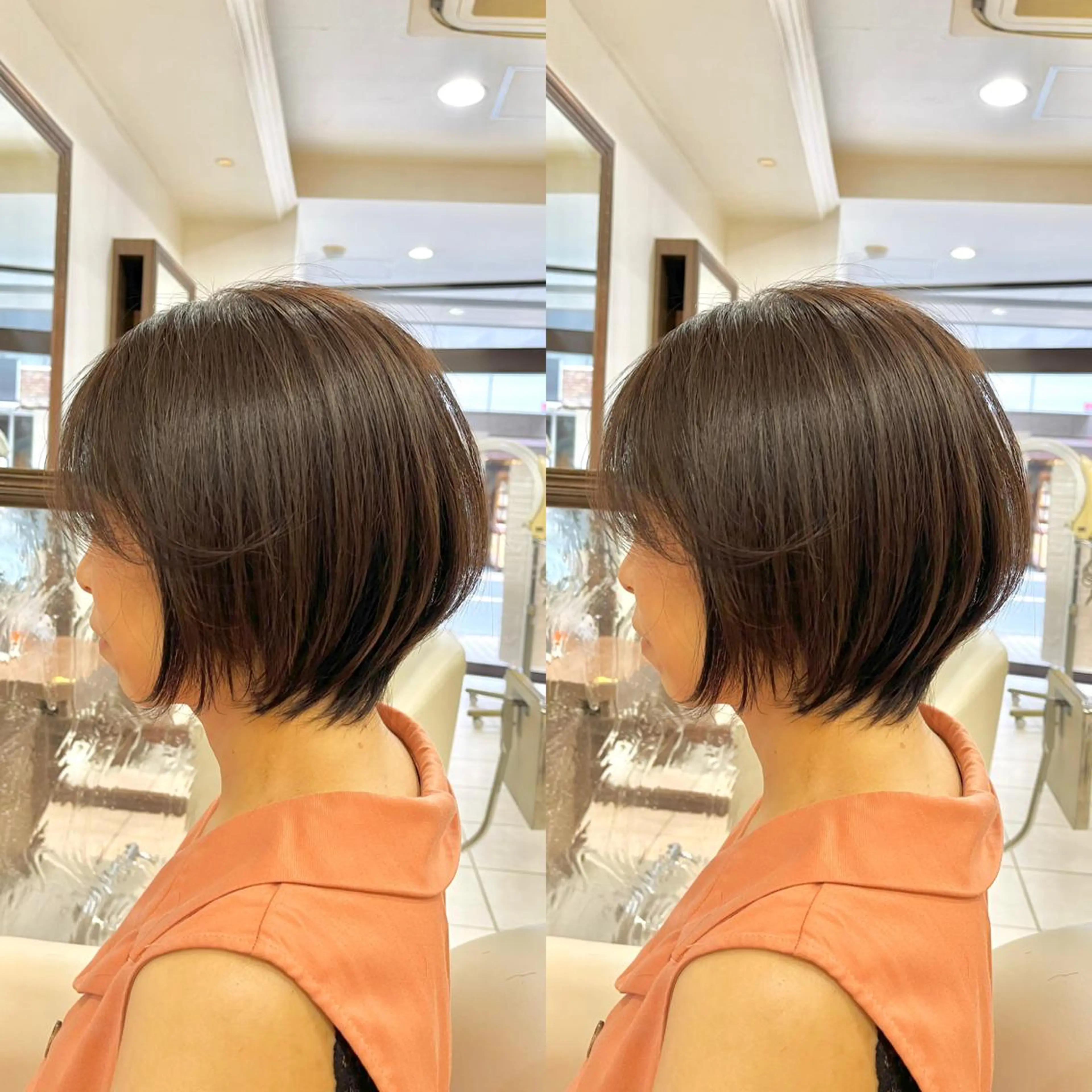 ショート ショートボブ ハンサムショート ボブ くびれヘア ハイライト カット ヘアカラー トリートメント 《大人気髪質改善》 プログレス国分寺店のヘアスタイル