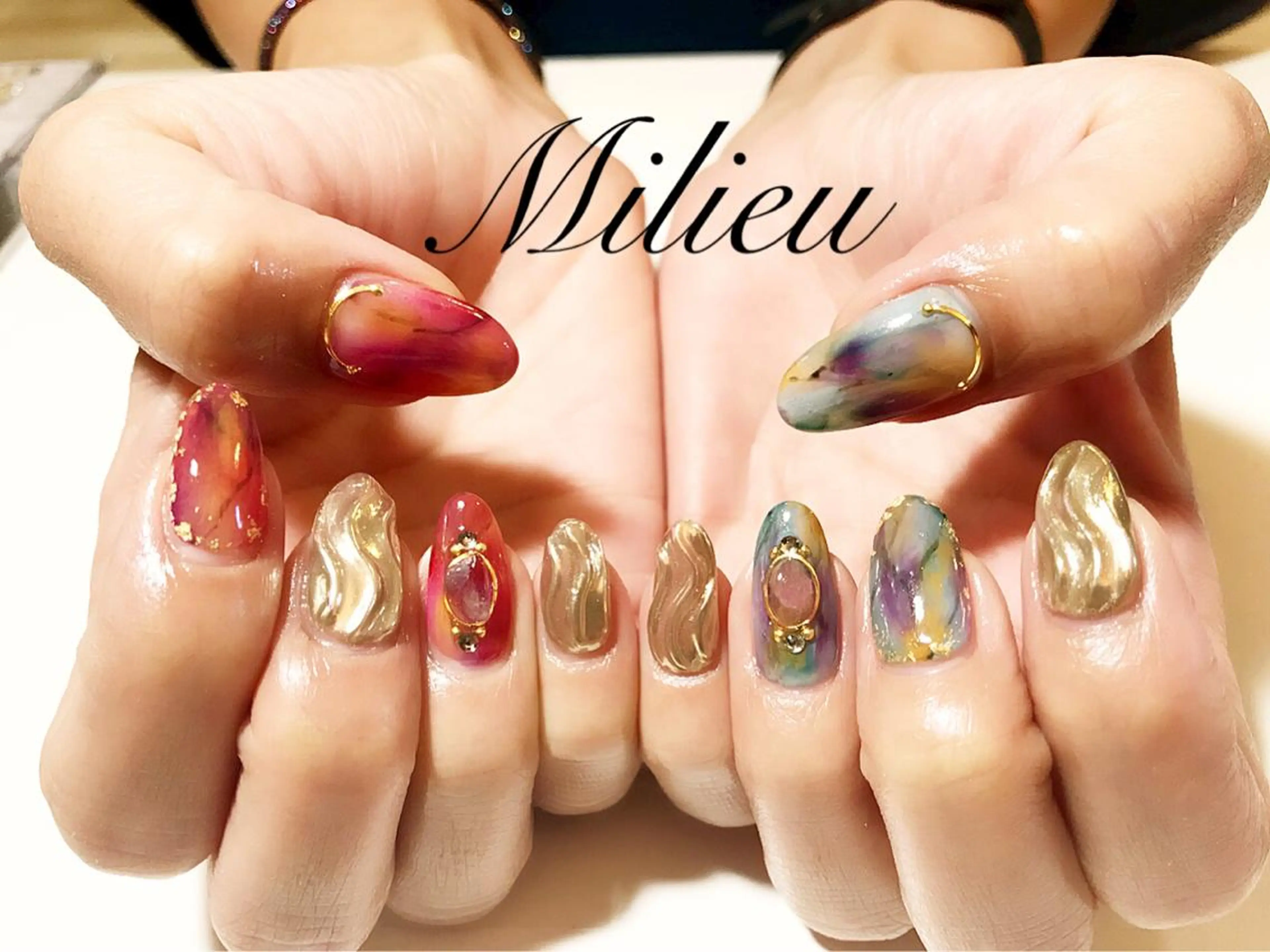 ネイル ハンドネイル 吉澤 圭のネイルデザイン