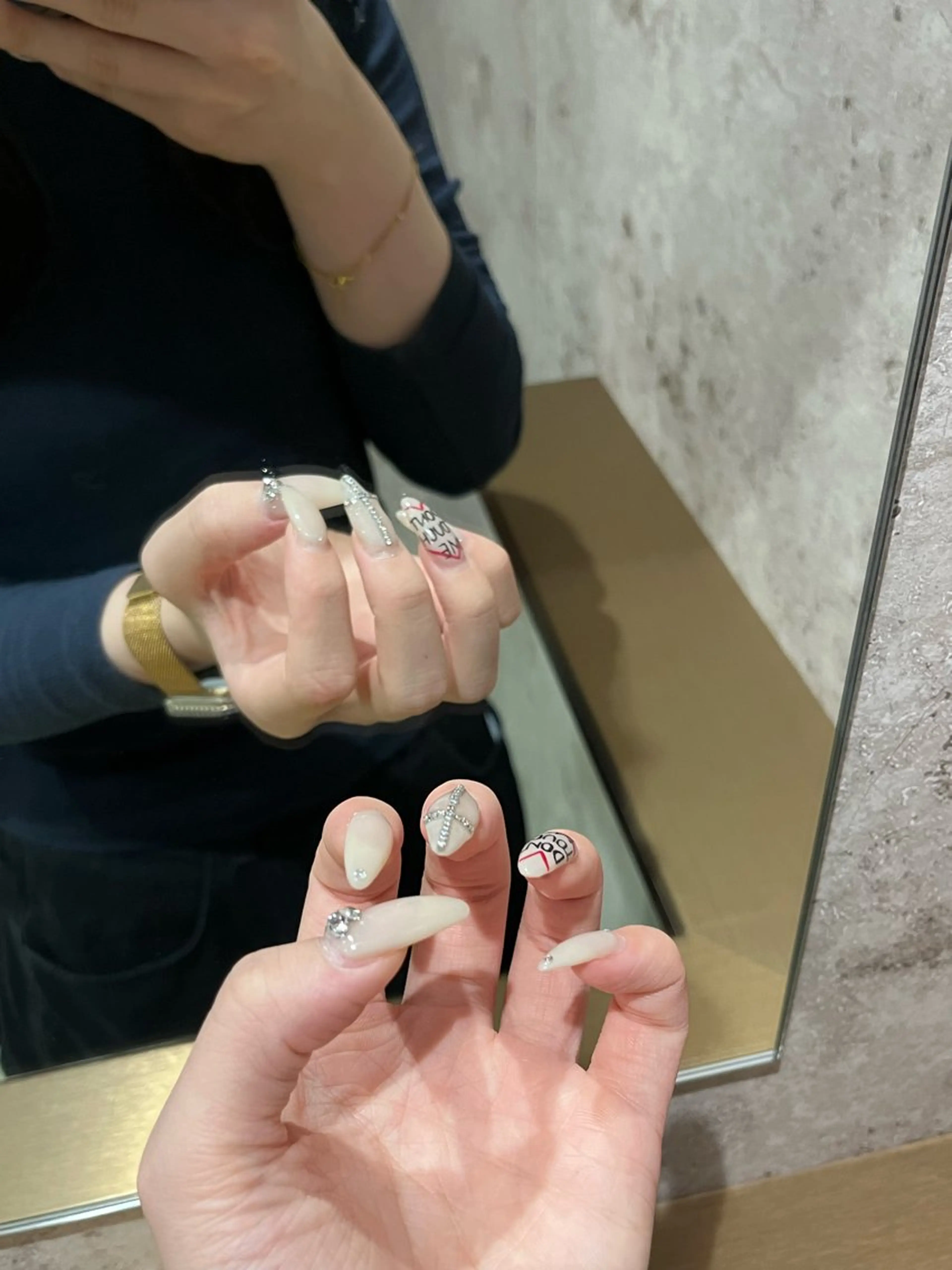 ネイル ハンドネイル Bianca 名駅　Yamazoeのネイルデザイン