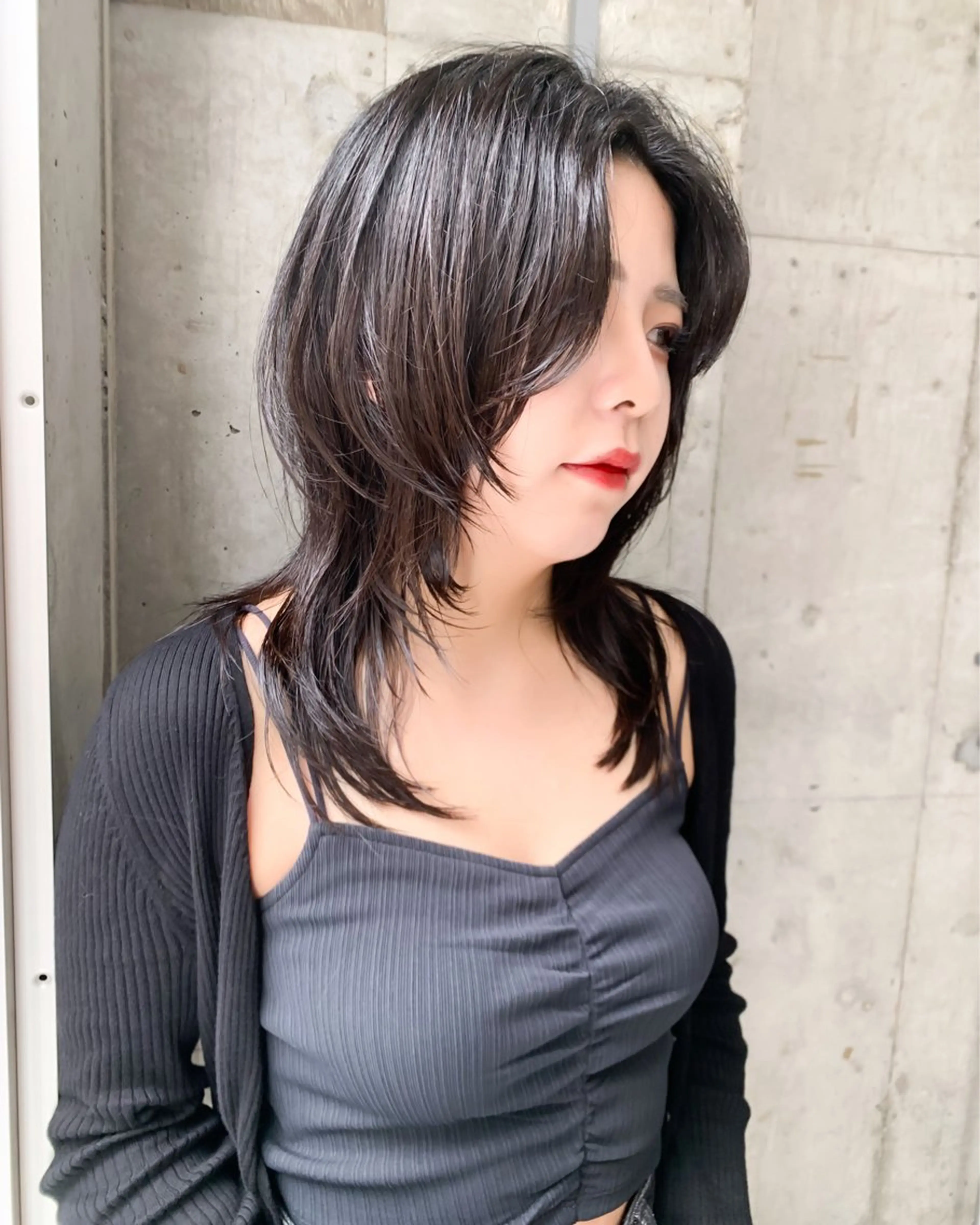 セミロング ウルフカット カット ✂︎ウルフカット /レイヤーカット✂︎のヘアスタイル