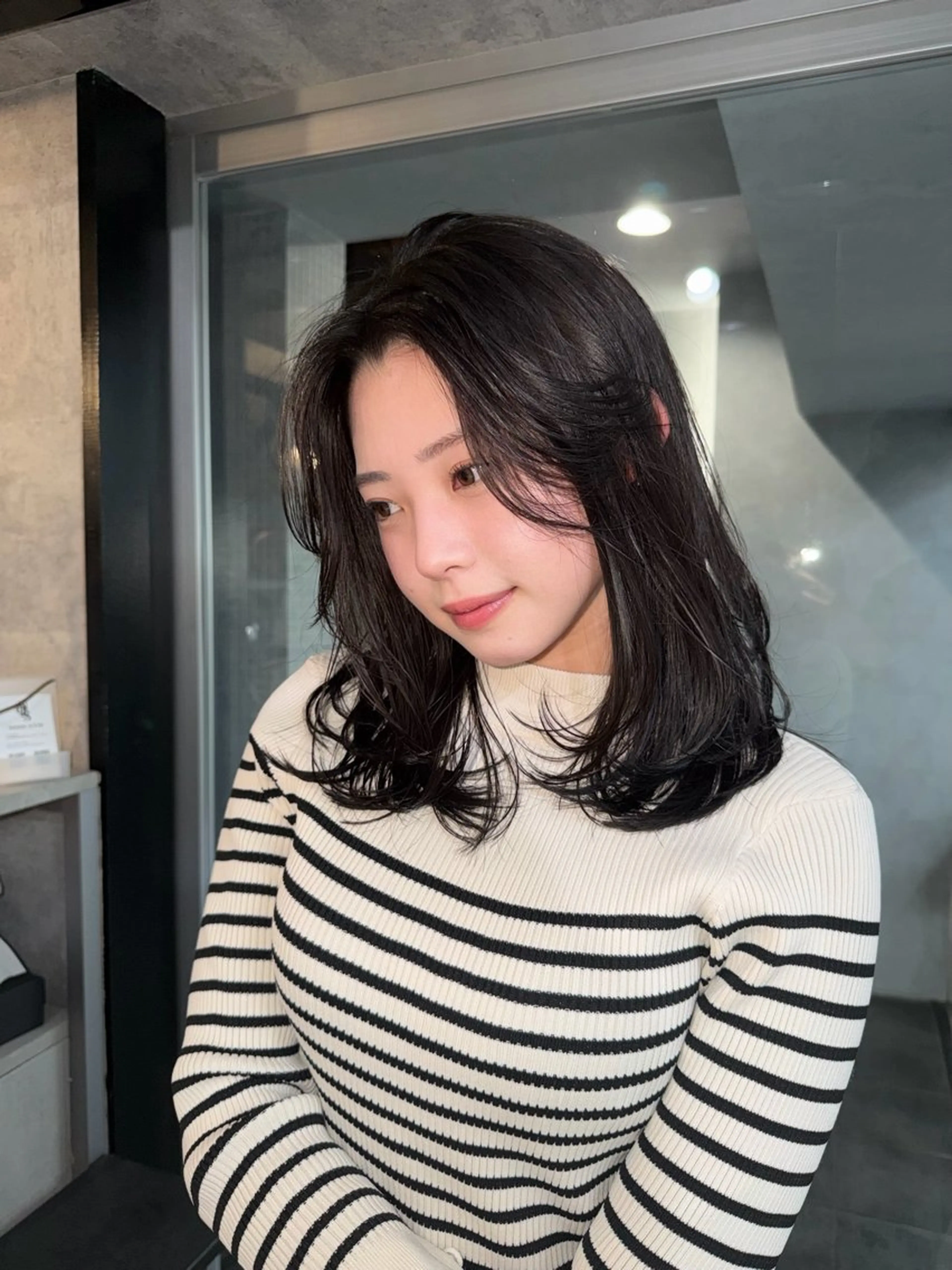 ミディアム カラー カット ヘアカラー トリートメント 表参道/中明度カラー /レイヤー/Youのヘアスタイル