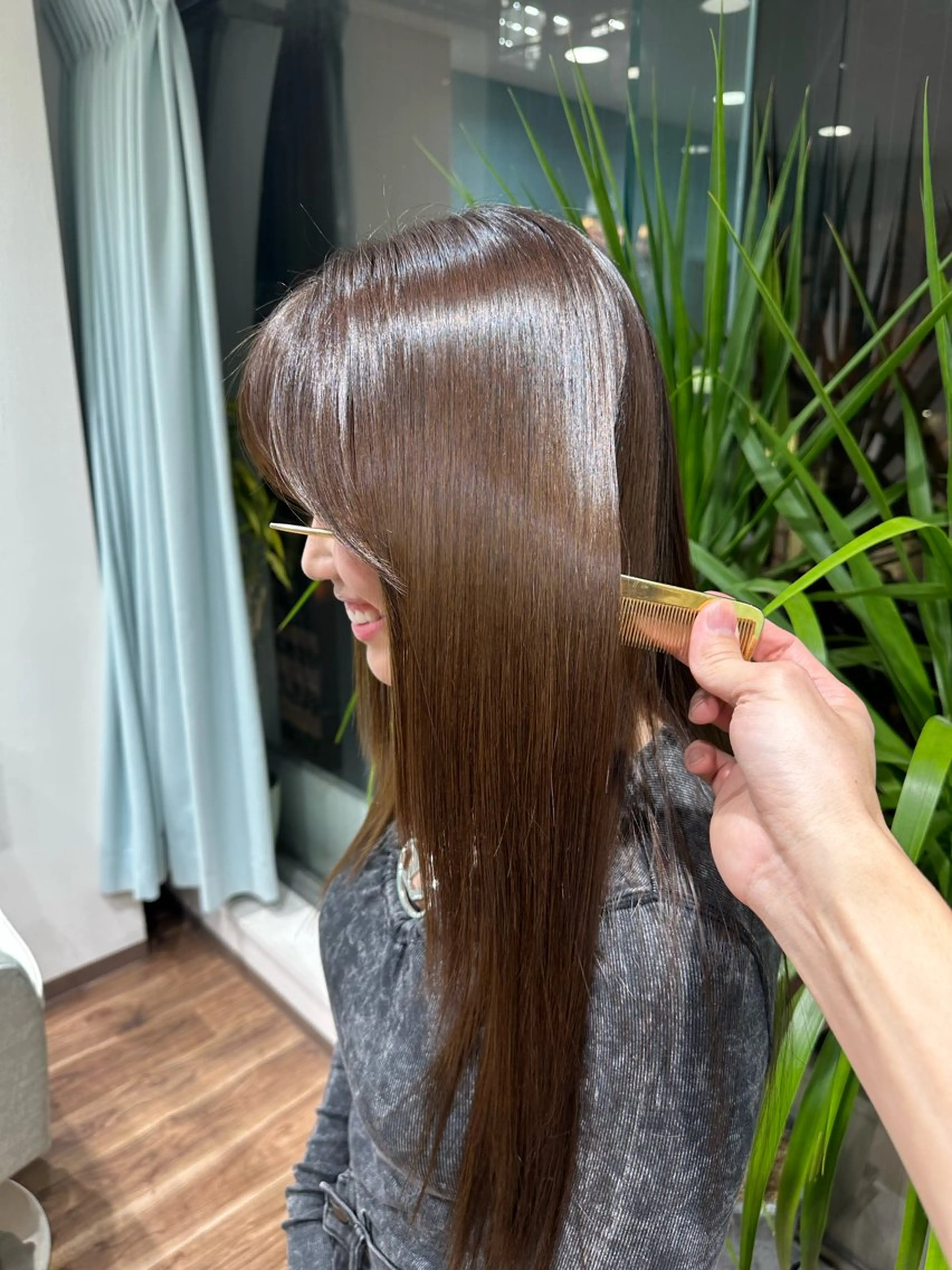 ロング 髪質改善 縮毛矯正 トリートメント 縮毛矯正 トリートメント Re.ly所属・🦄Re.ly代表 灰野壮🦄のヘアスタイル