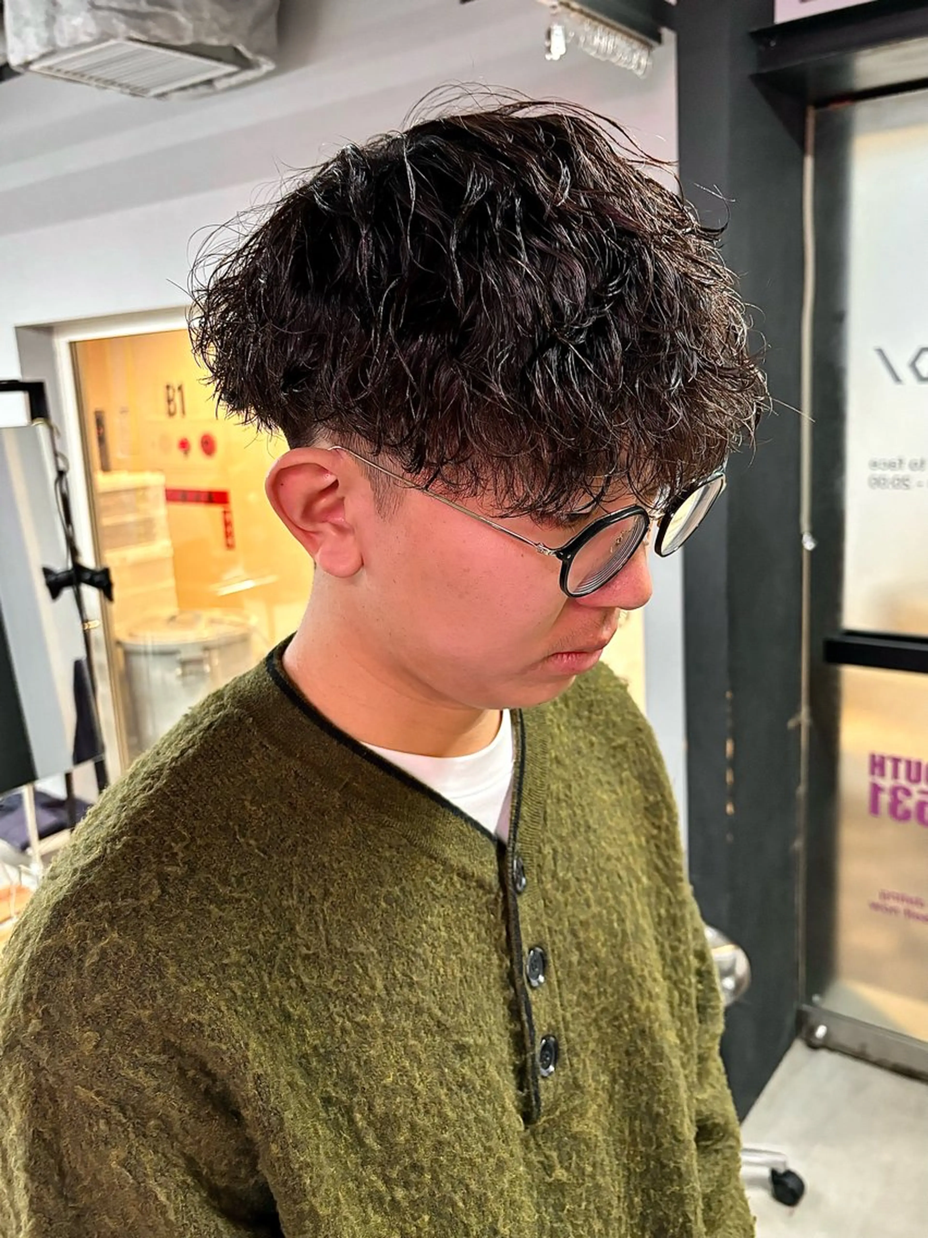 ショート カット パーマ 札幌パーマ レイヤー/後藤海音のヘアスタイル