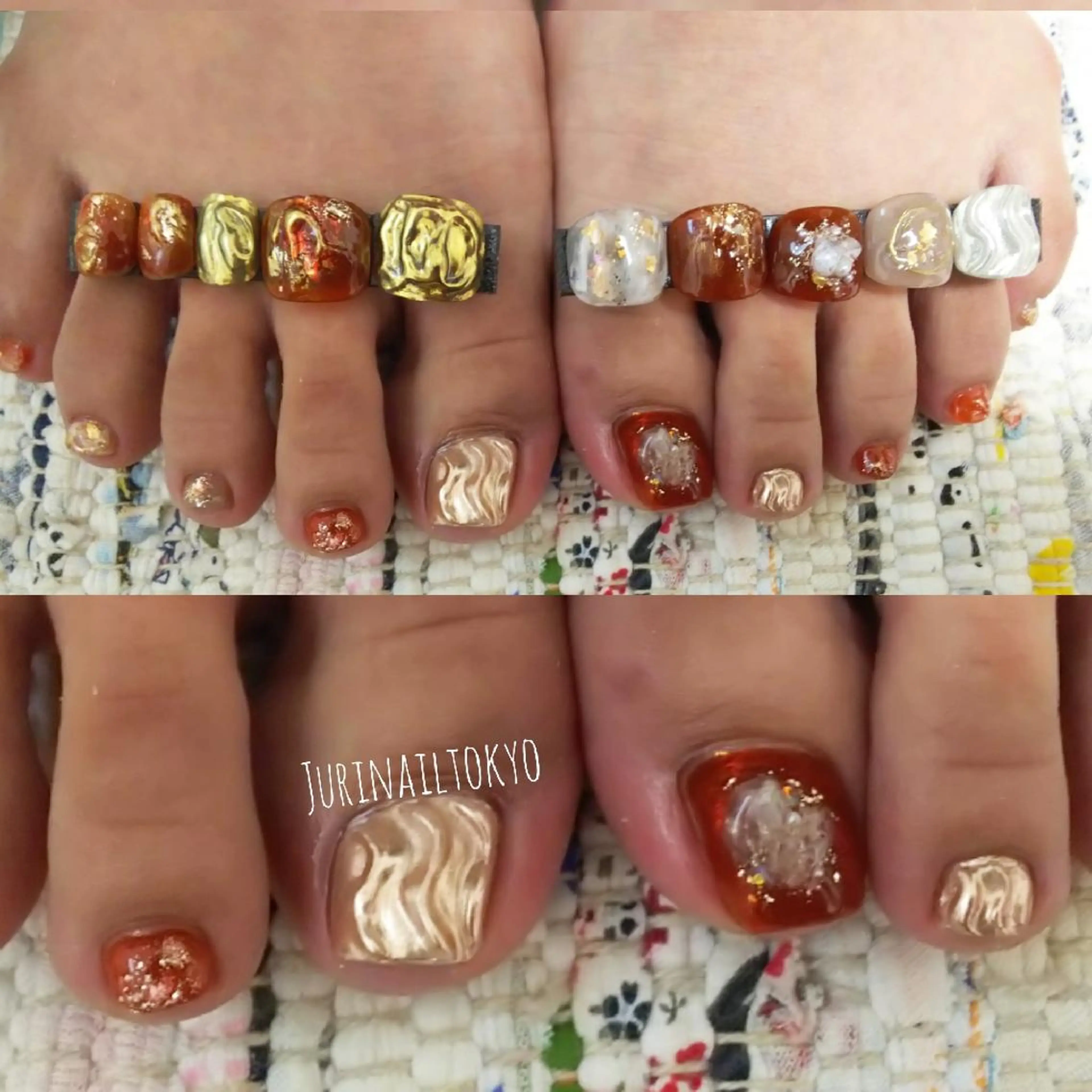 ネイル フットネイル jurinailtokyo所属・jurinail tokyoのネイルデザイン