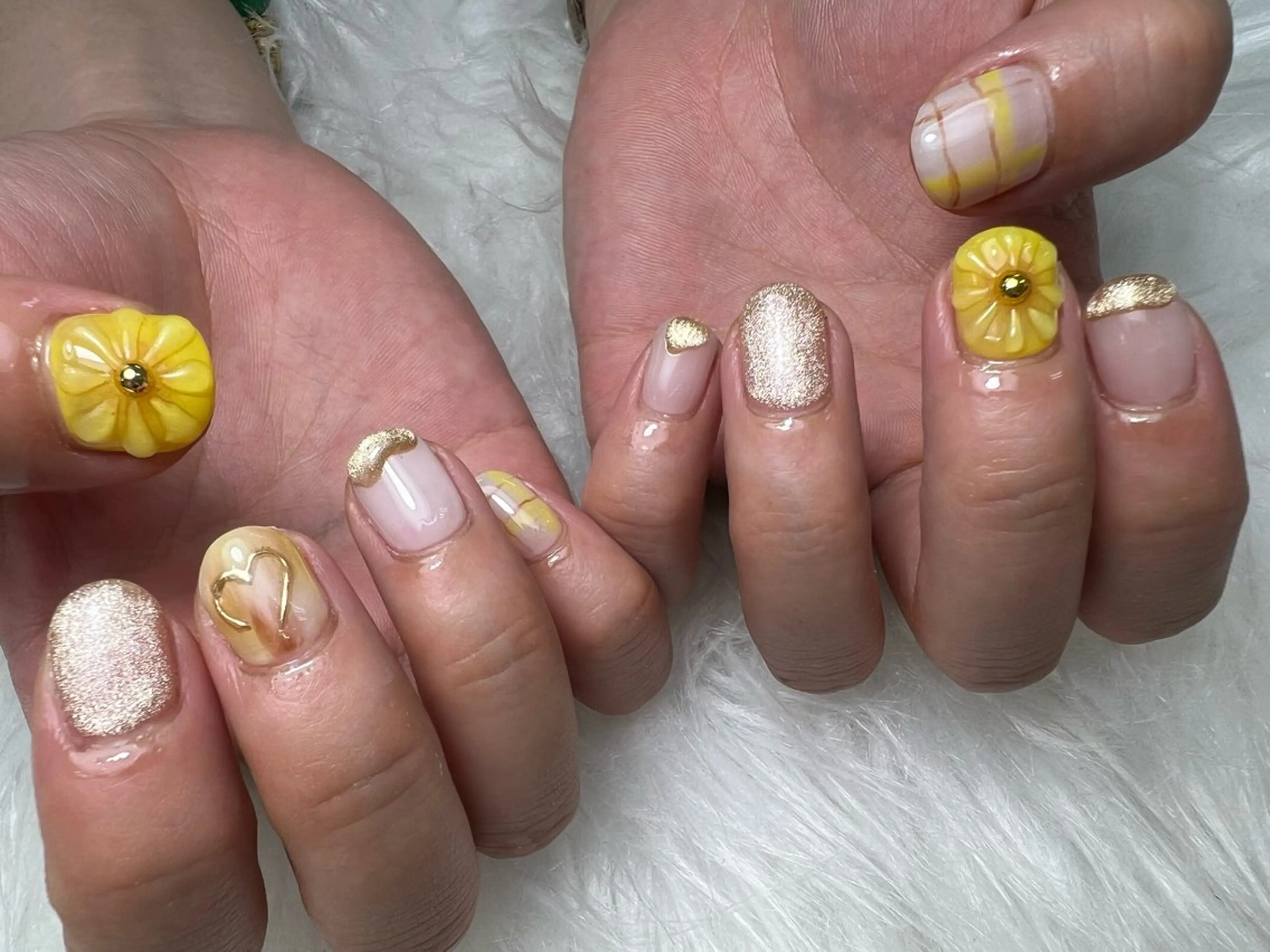 ネイル ハンドネイル Mana‪ ‪·͜· ❤︎‬のネイルデザイン