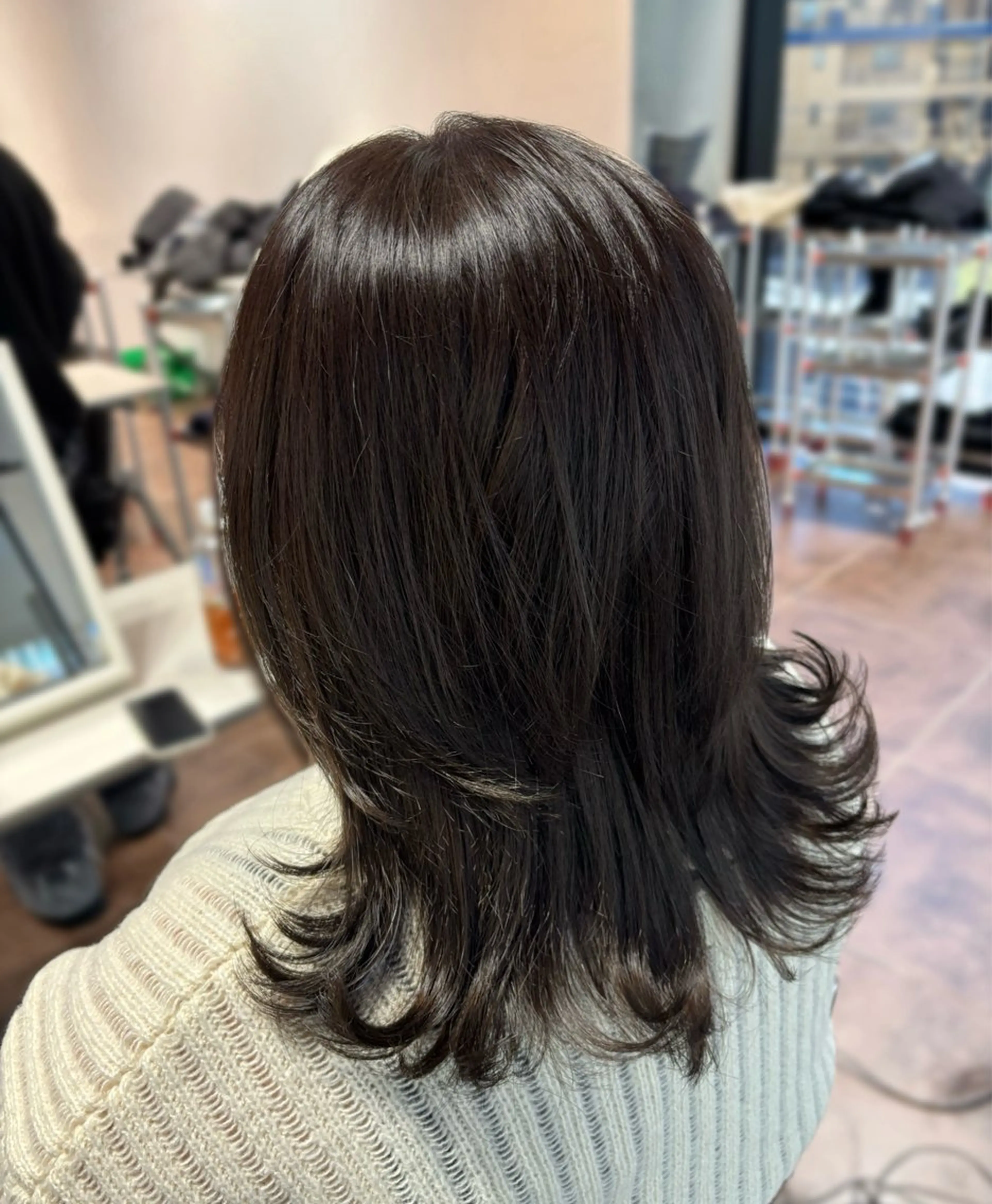 ミディアム カラー little×kuruku 銀座2号店 【リトルクルク】所属・🗽うる艶/メンズ Yui🗽🗺️のヘアスタイル