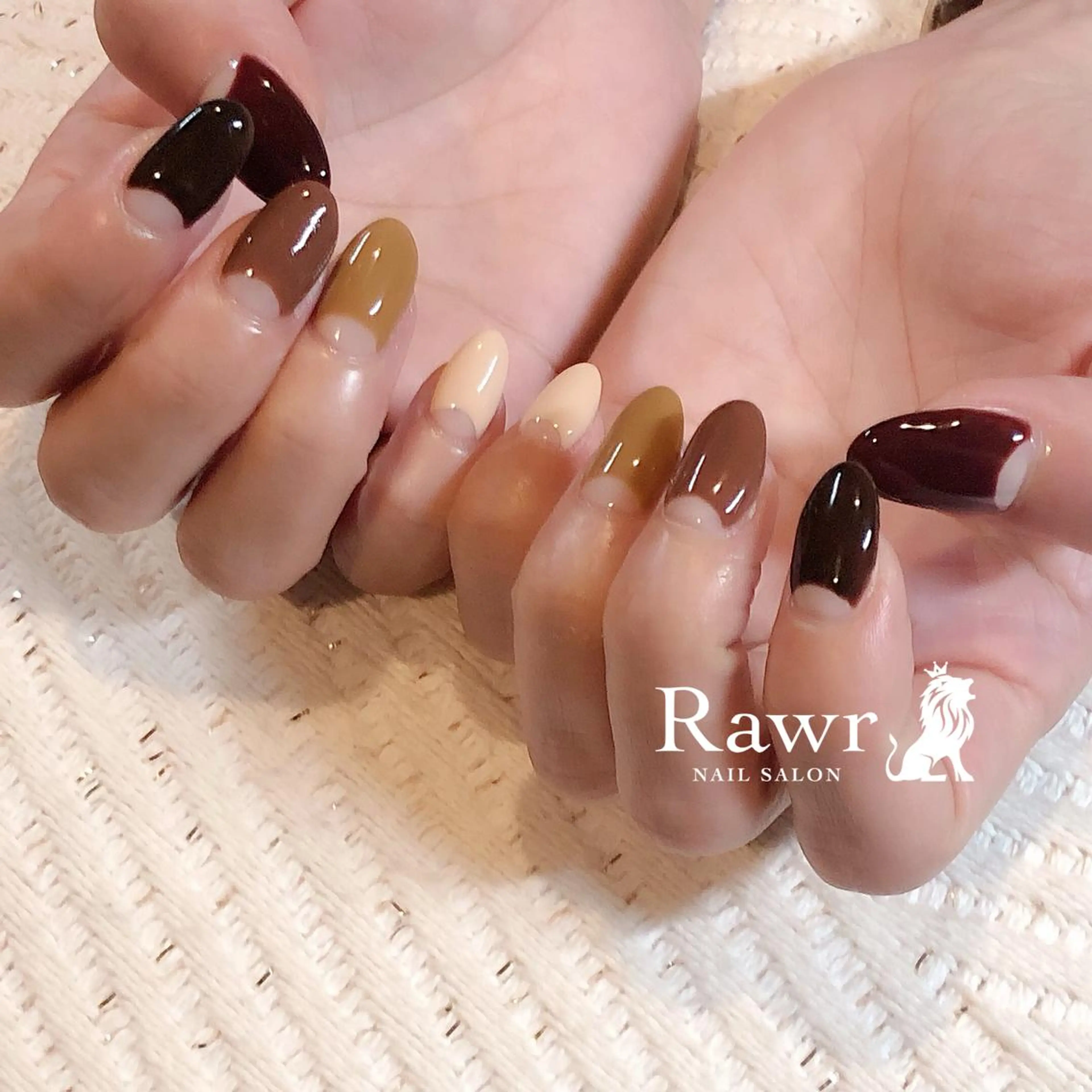 ネイル ハンドネイル Rawr / saoriのネイルデザイン