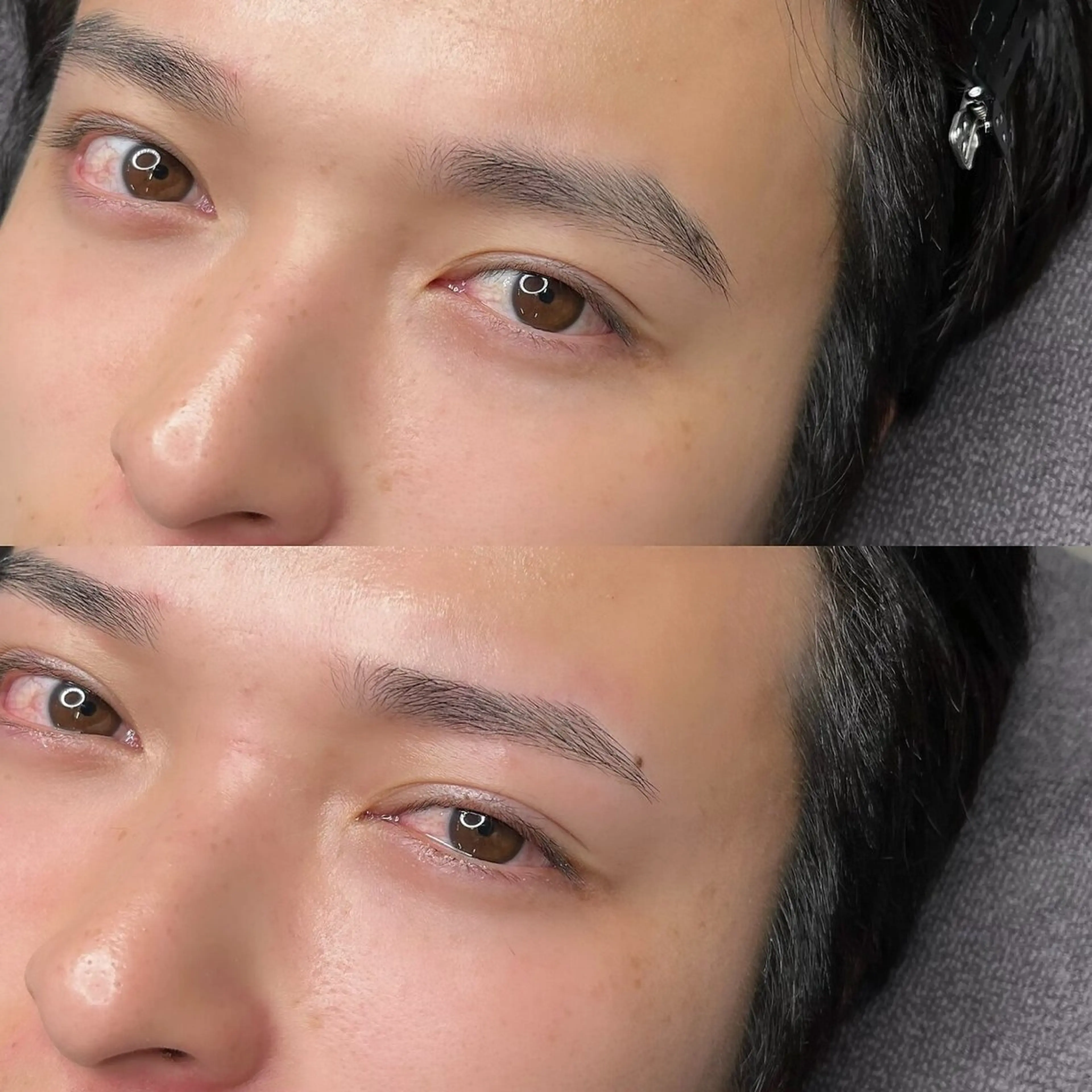 ※Jr.スタイリストが担当※《練習モデル様メニュー》メンズ眉毛ワックス✨（毛抜き、カット込み）の写真