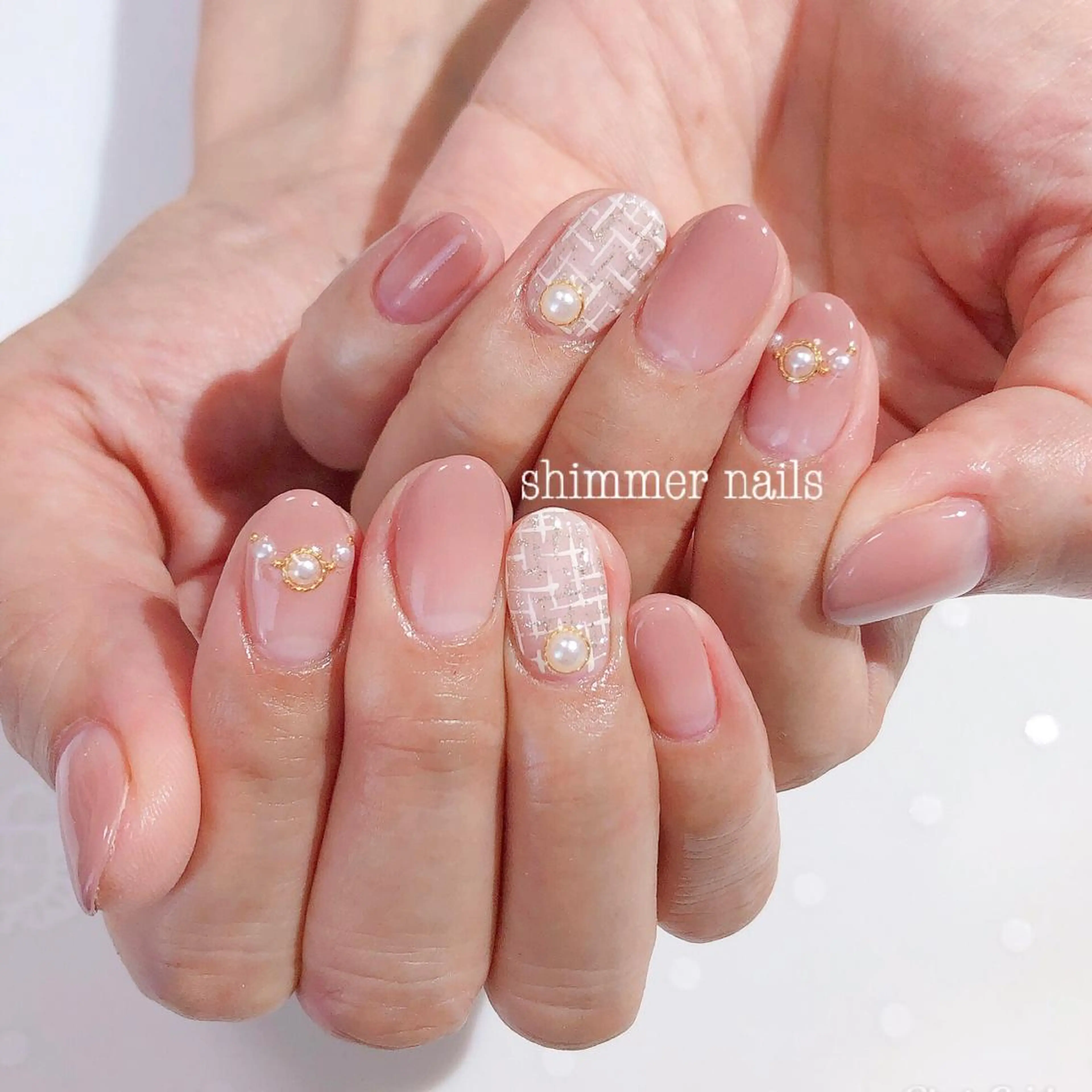 ネイル フットネイル shimmer nailsのネイルデザイン
