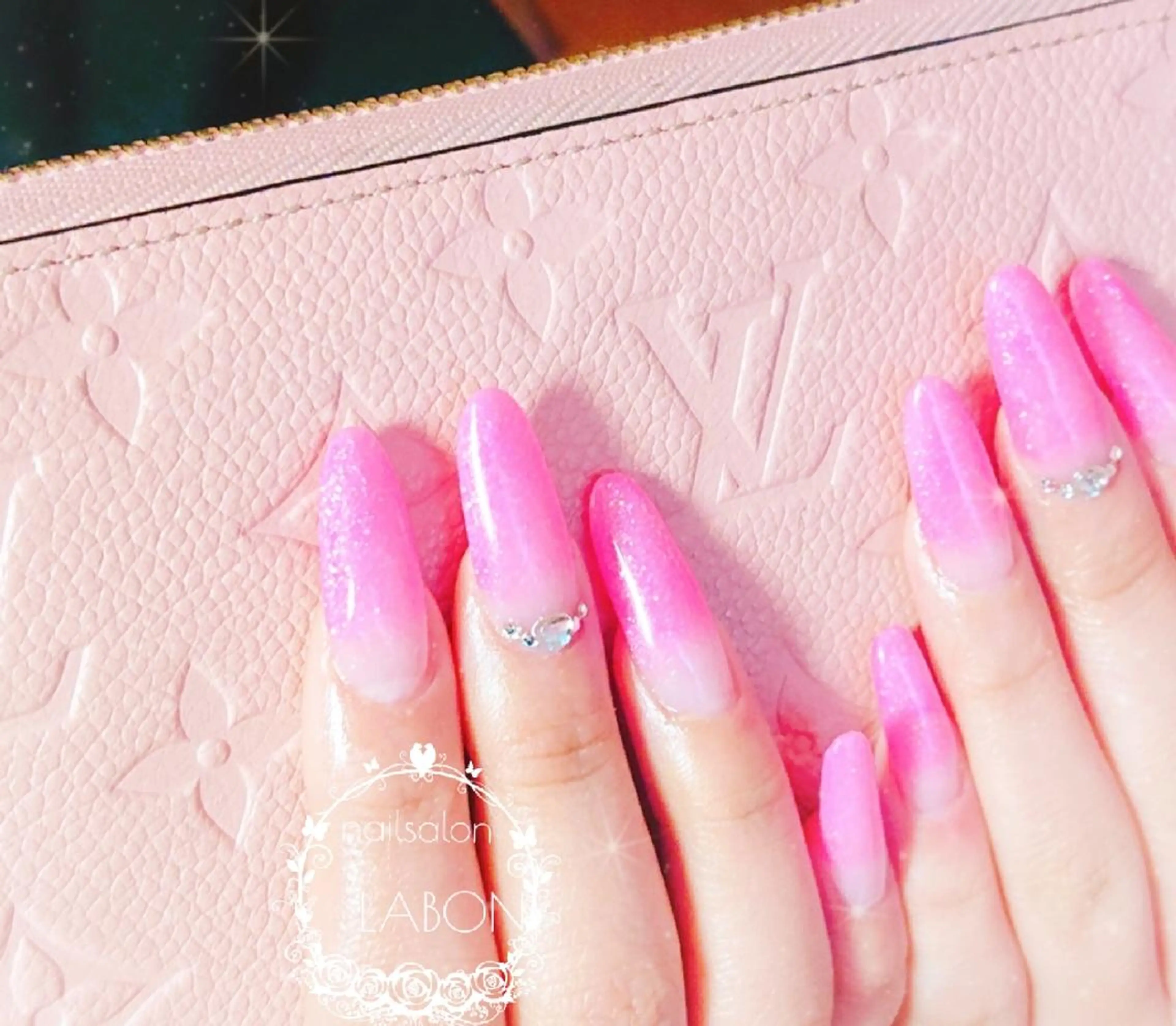 ネイル ピンク Nail salon LABONのネイルデザイン