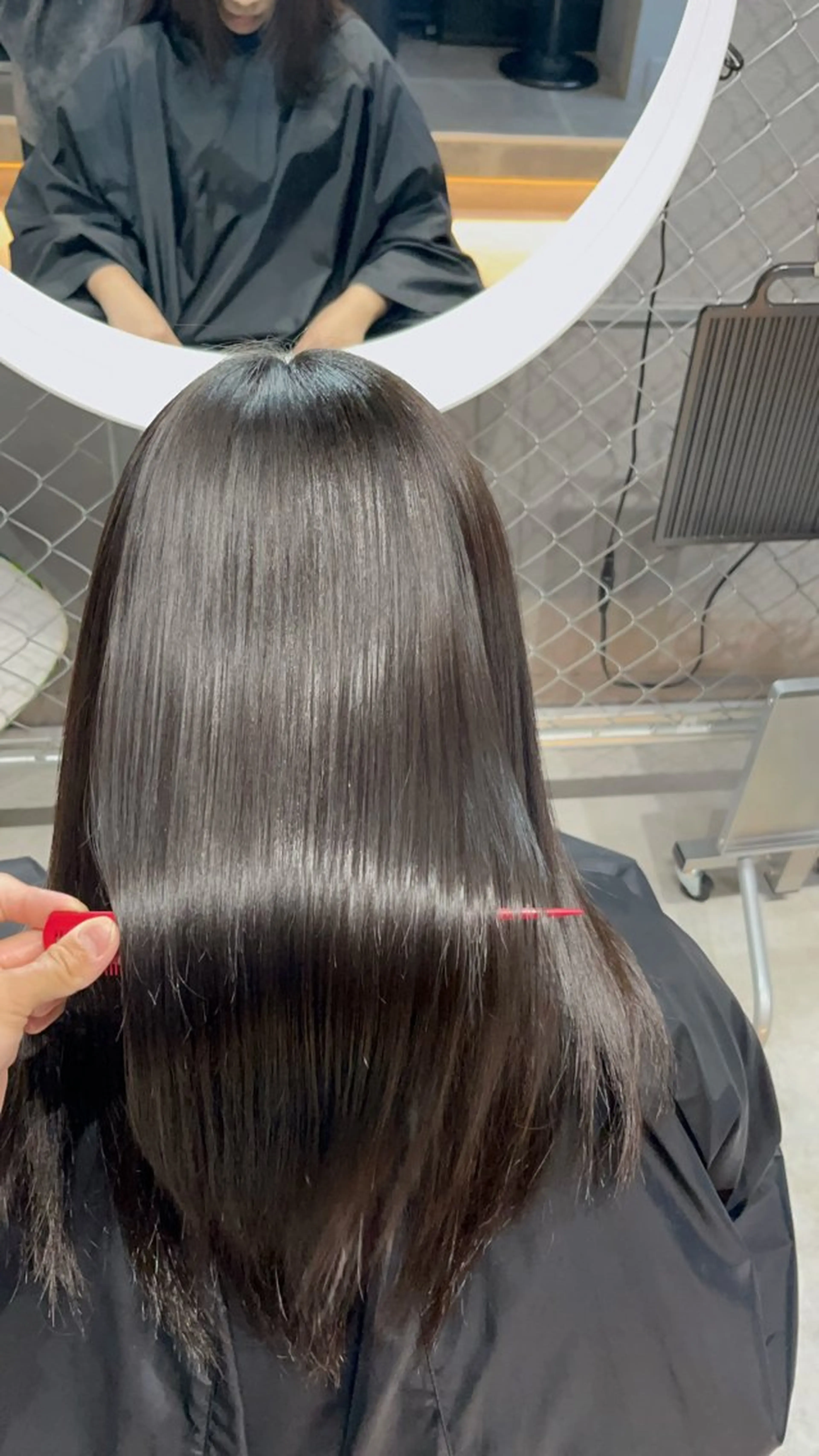 ミディアム 縮毛矯正 トリートメント CoCooN TAKUMAのヘアスタイル