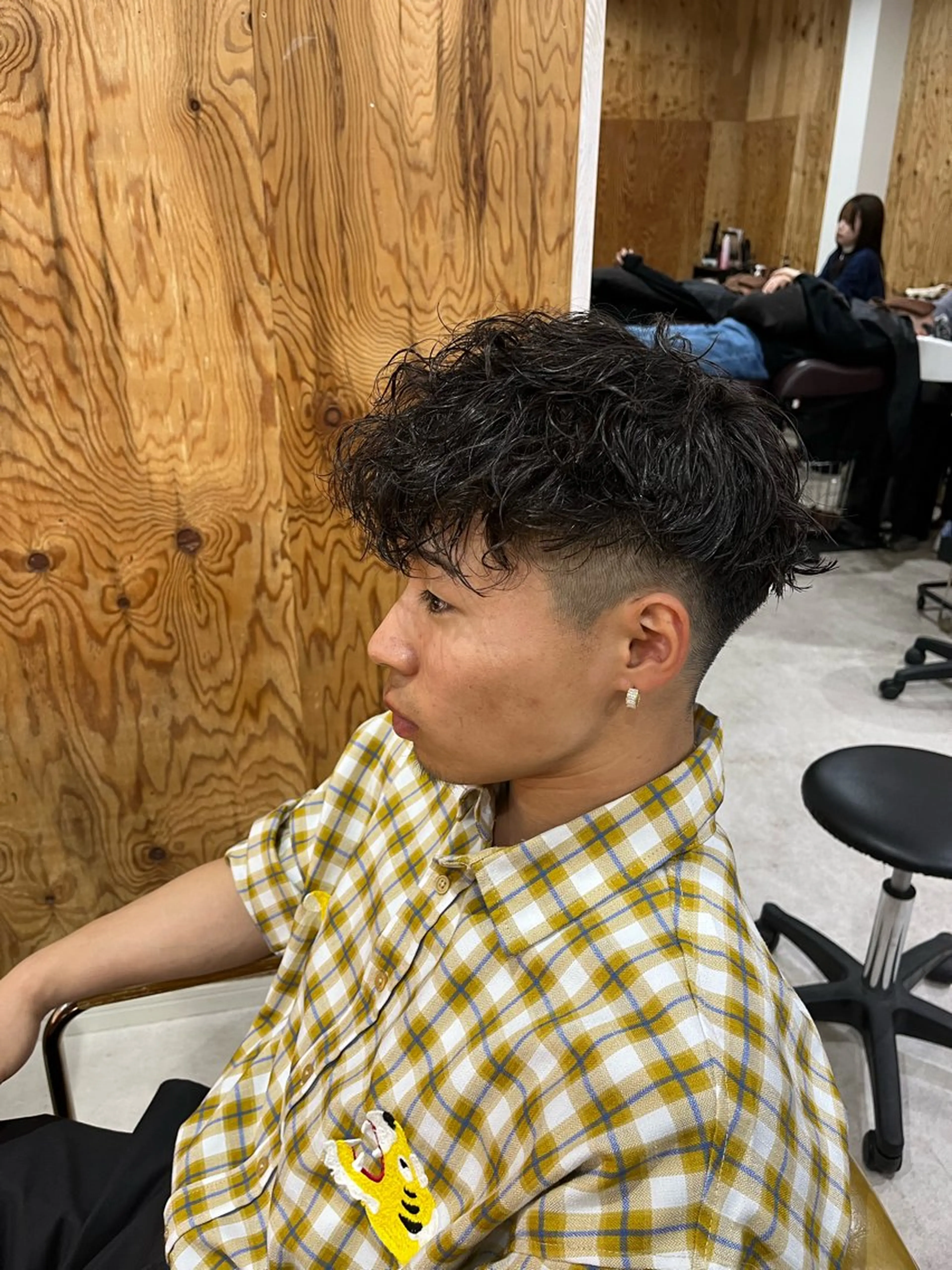 パーマ メンズ メンズパーマ スペインカール カット パーマ 【メンズパーマ専門】 質感職人/牧野成瀬のヘアスタイル