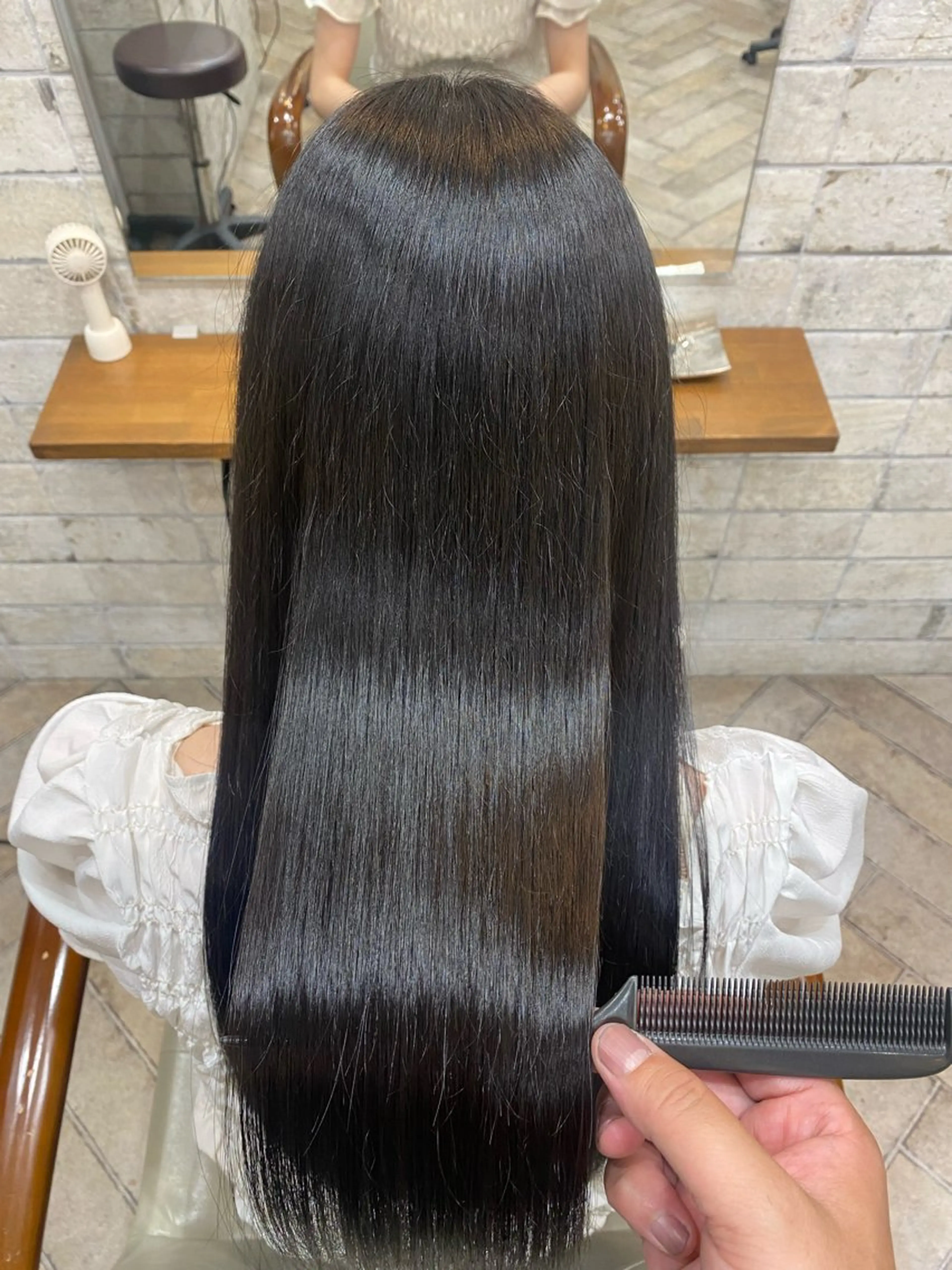 ロング カラー カット ヘアカラー トリートメント 店長 奈須 雄紀のヘアスタイル