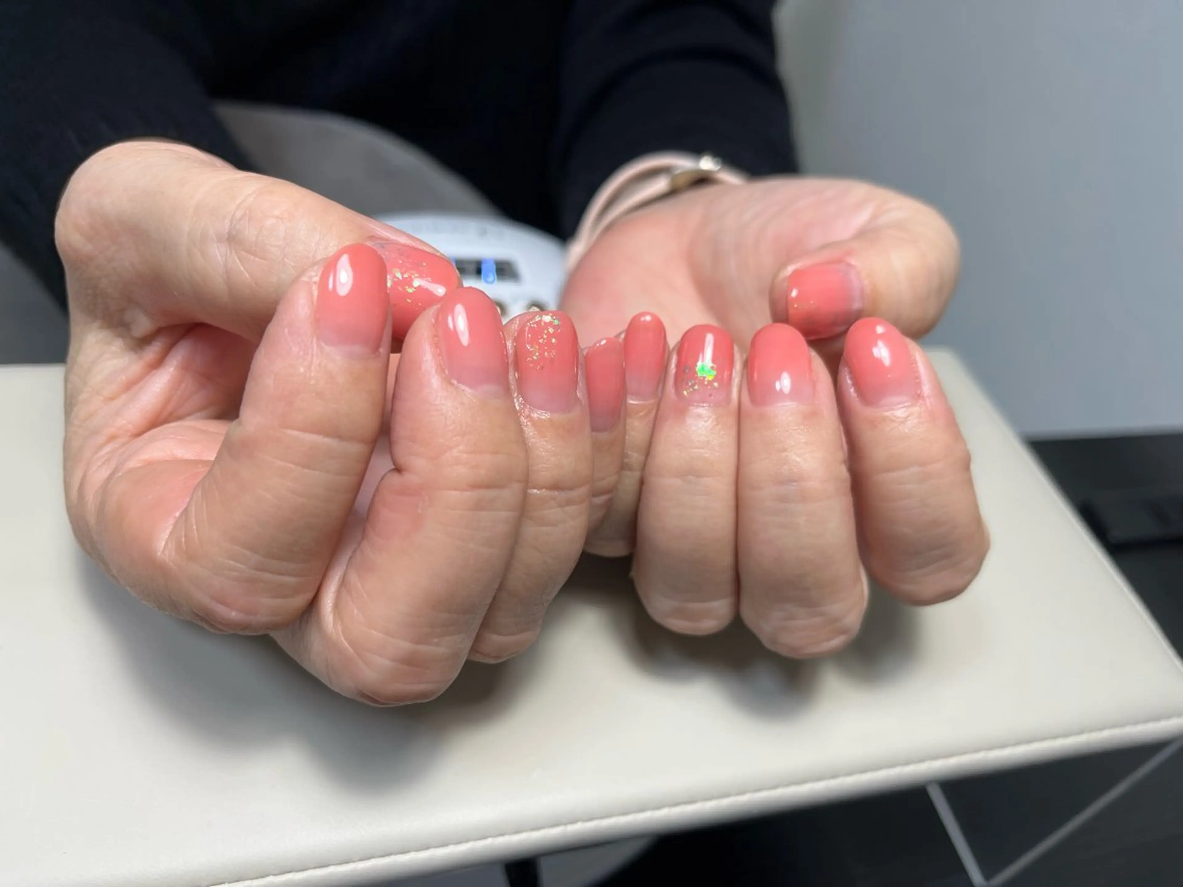 ネイル シンプルネイル HaneLab ꕤ︎︎·͜·のネイルデザイン