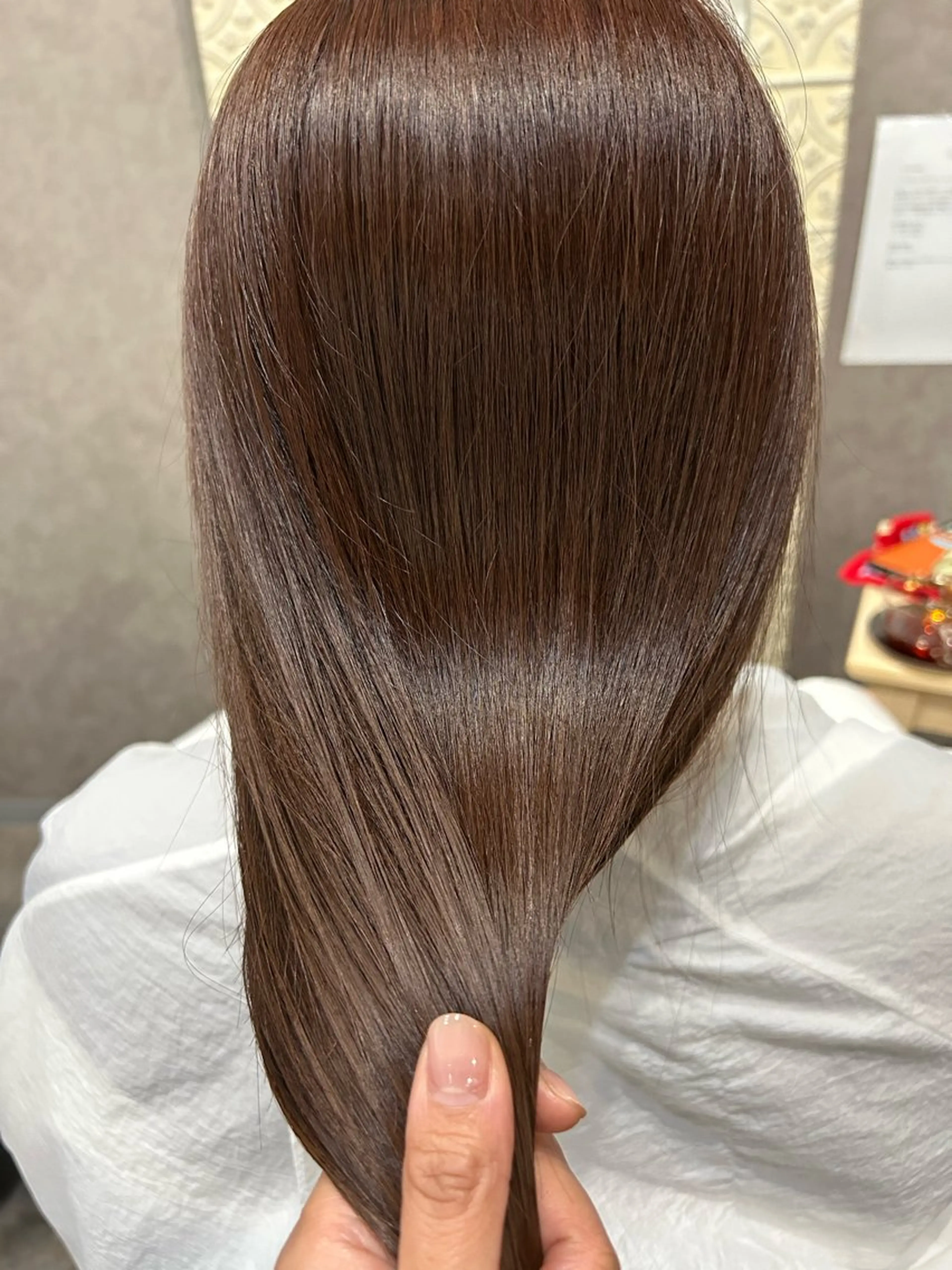 ロング ピンクブラウン giniro所属・giniro ホソミのヘアスタイル