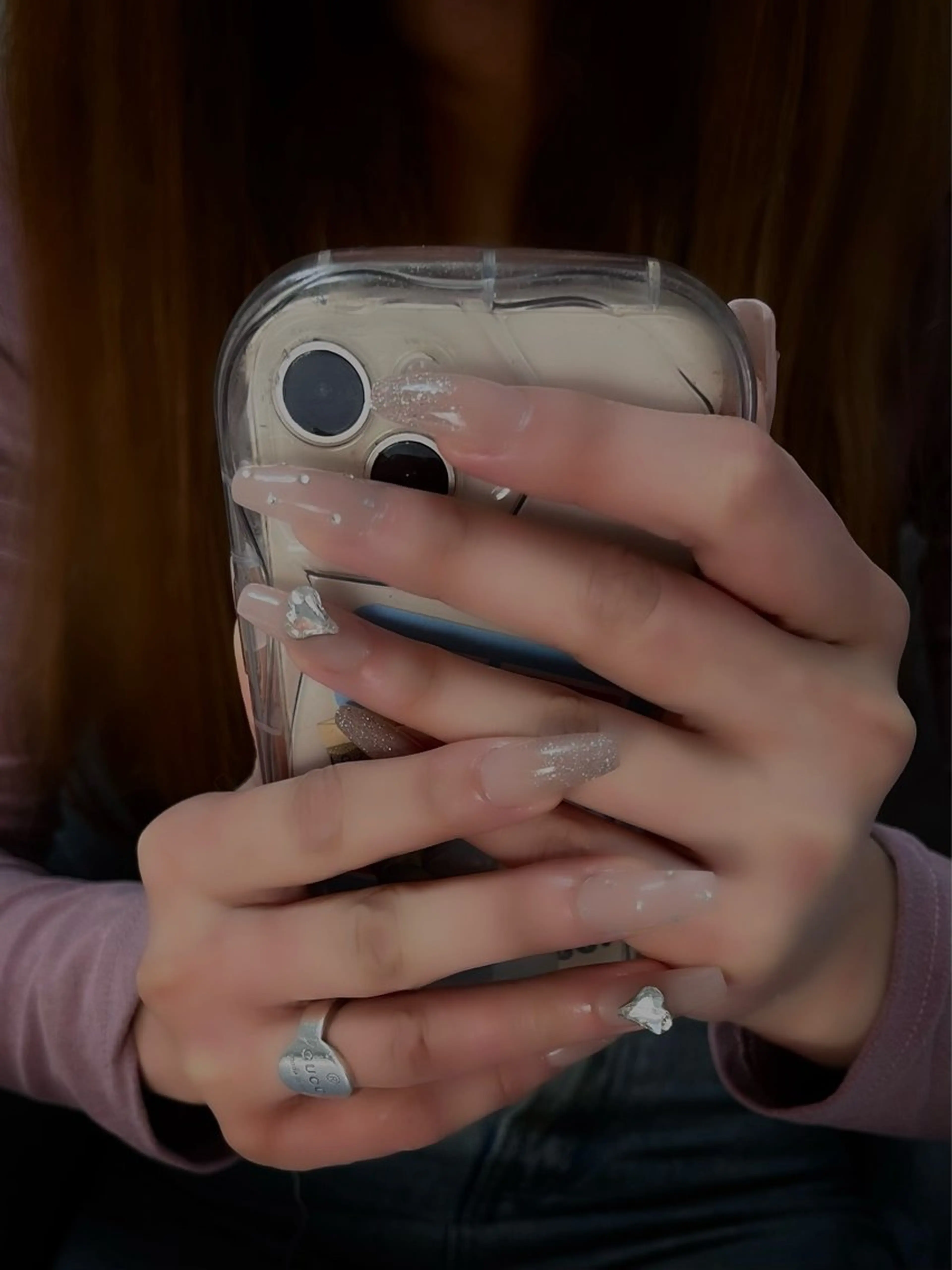 ネイル キラキラネイル マグネットネイル ワンカラーネイル スカルプネイル ワンホンネイル nine.🦋 YUKOのネイルデザイン