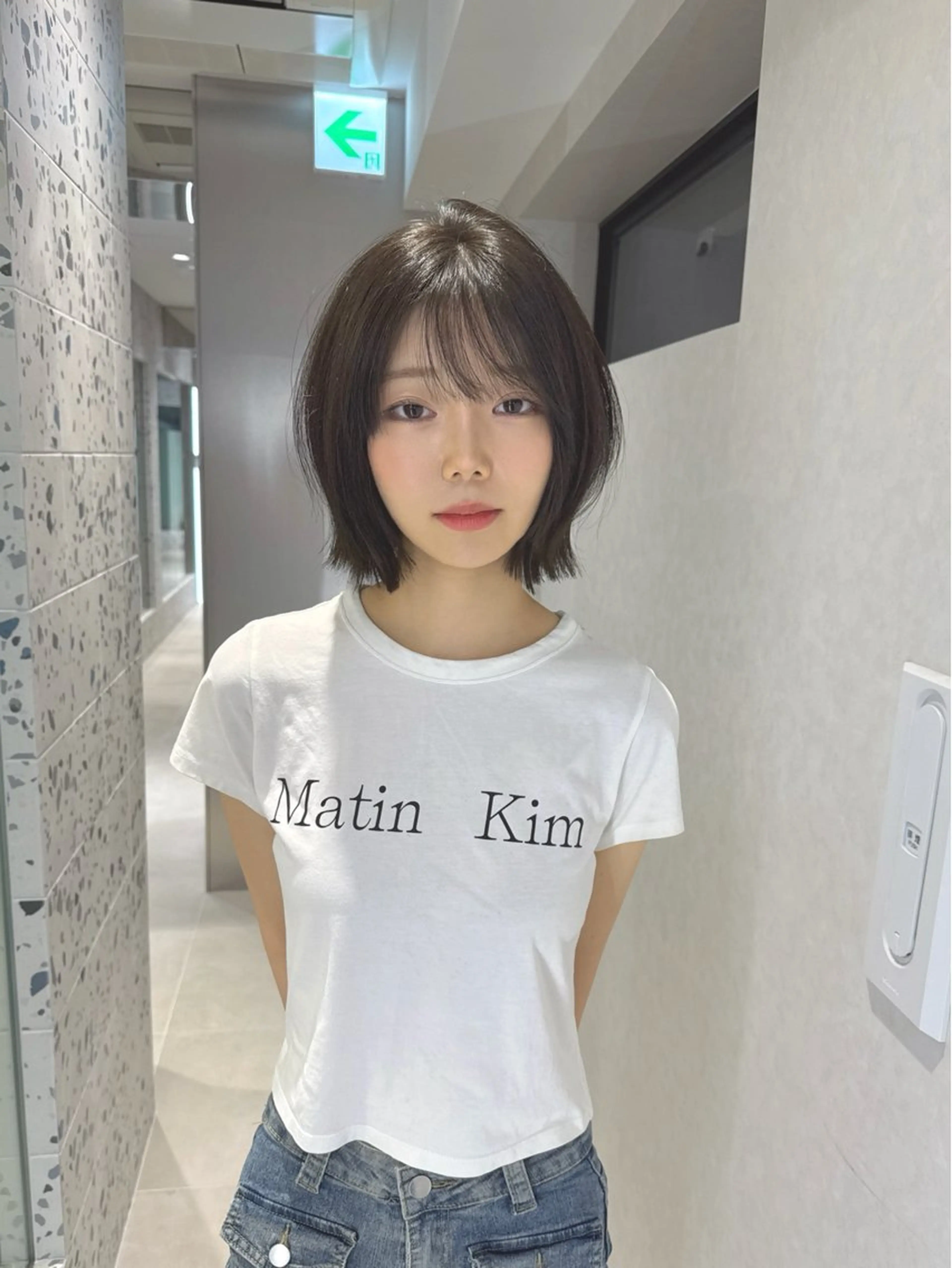 ショート カラー グレージュ オリーブグレージュ オリーブグレー カット ヘアカラー トリートメント LUMO所属・矢野 晃平のヘアスタイル