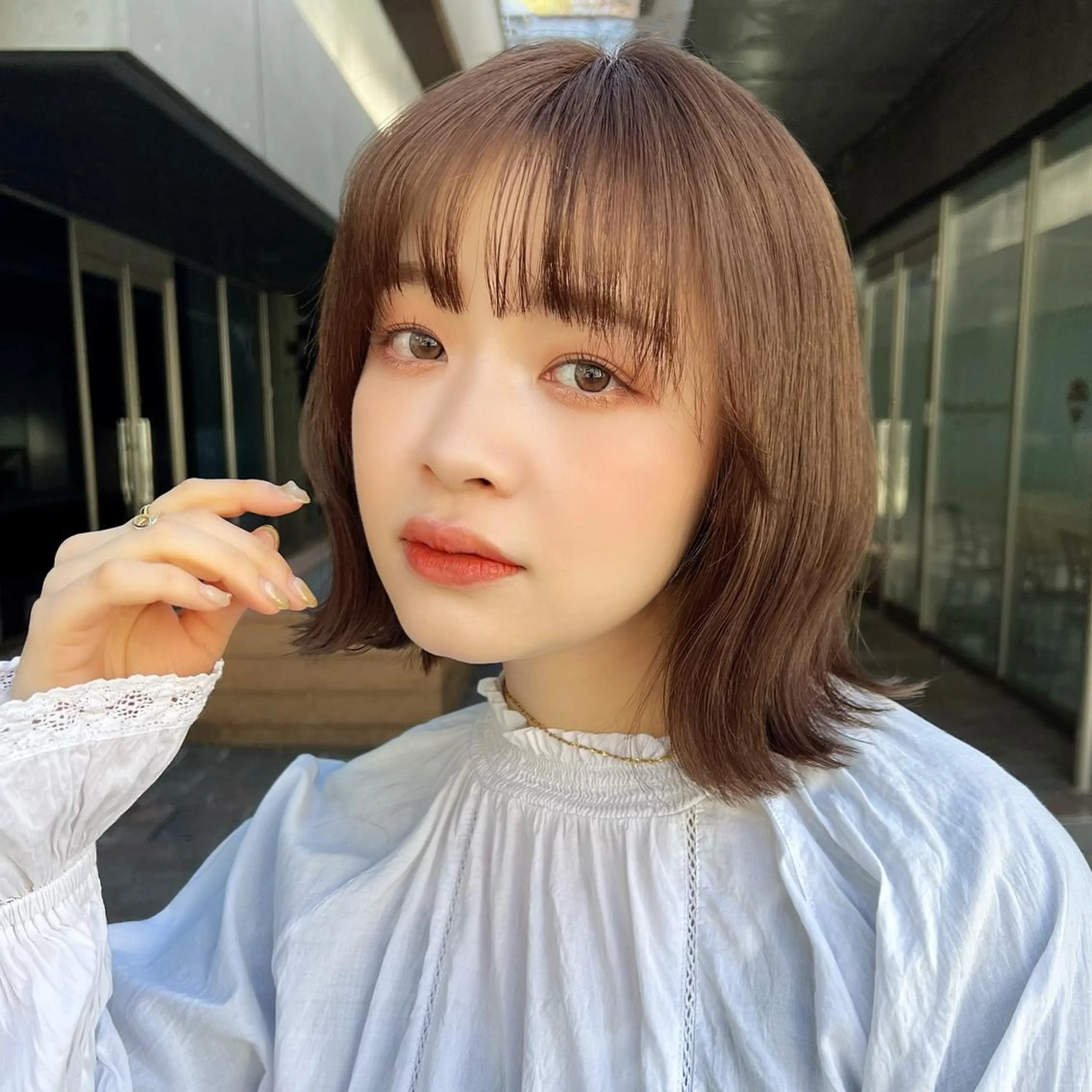 ショート 🎧パーソナルケア/ 透明感カラー/ミユのヘアスタイル