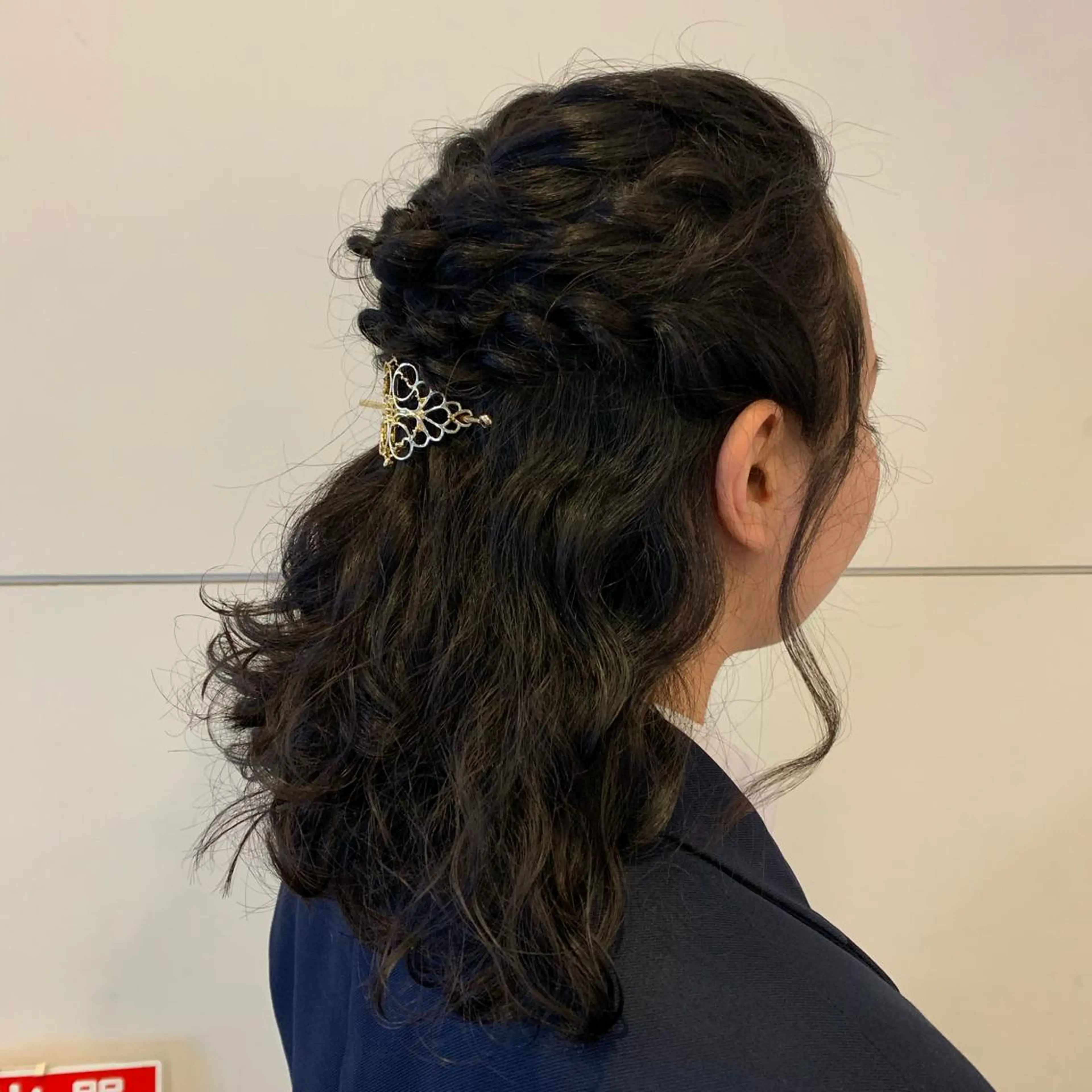 セミロング ヘアアレンジ 髪質改善/縮毛矯正 ツヤ髪🩷さつきのヘアスタイル