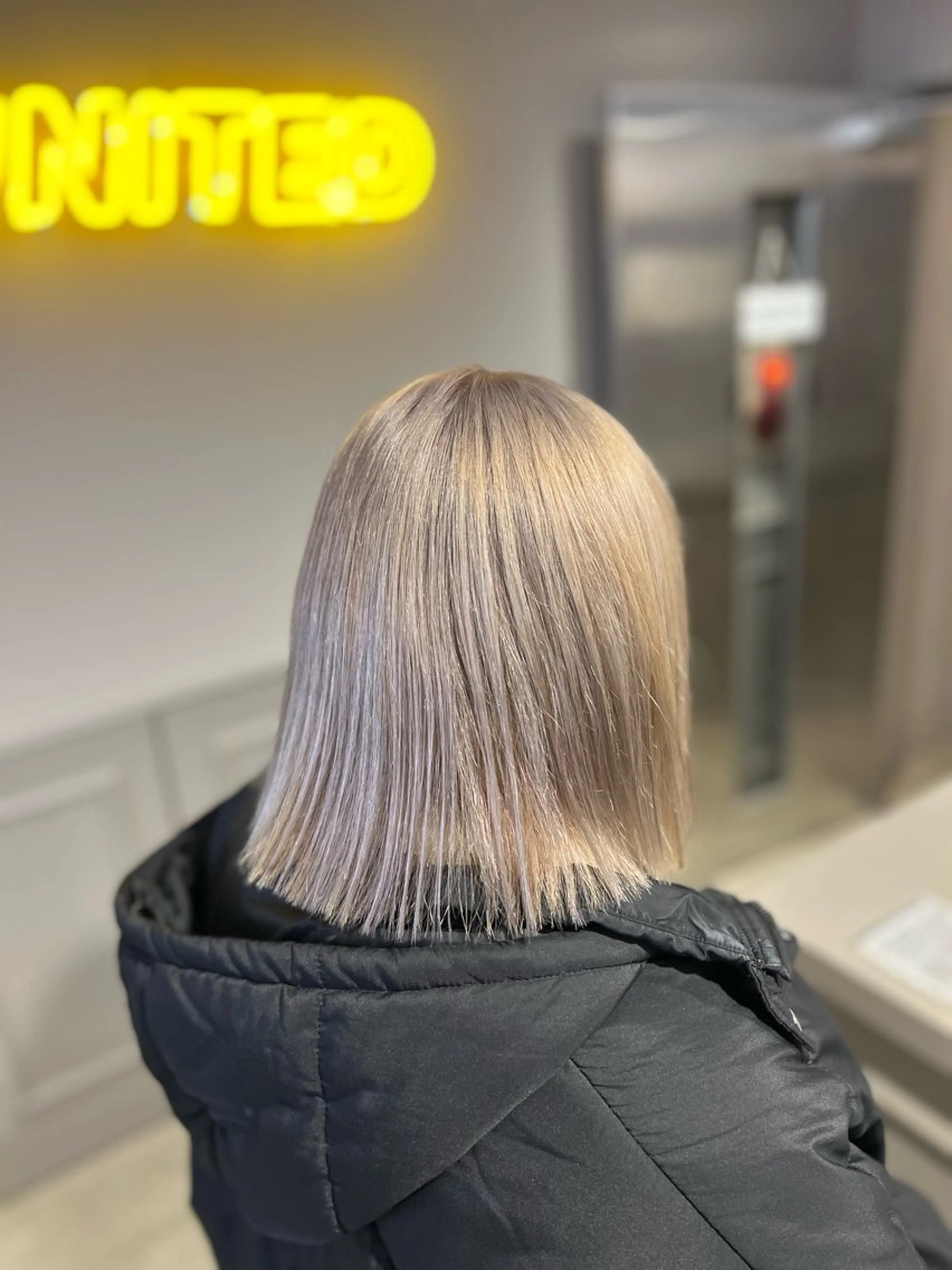 ミディアム カラー ヘアカラー 韓国レイヤーカット /REIのヘアスタイル