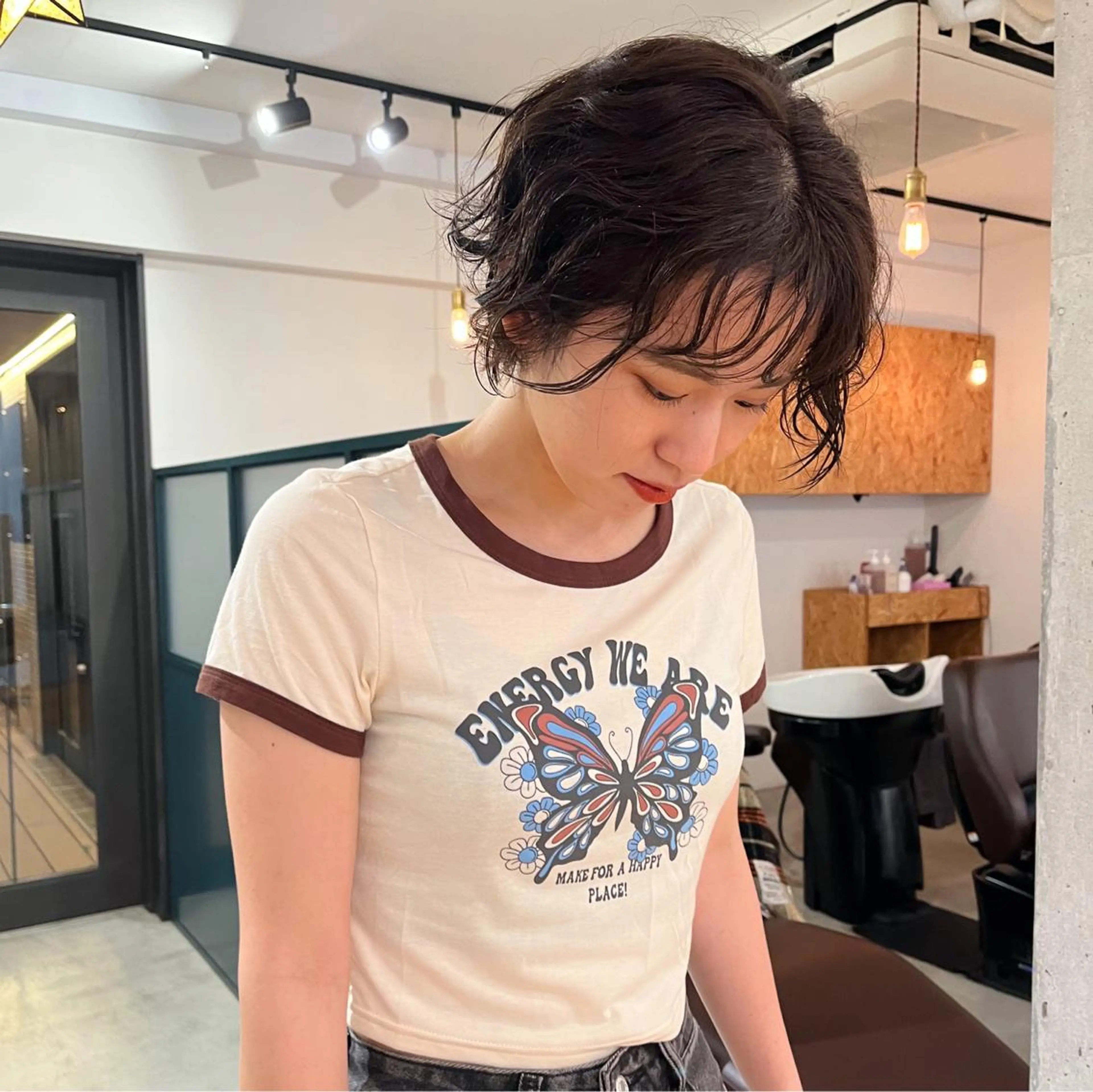 ショート カラー 暖色/パーマ 🌼クニトウメイのヘアスタイル