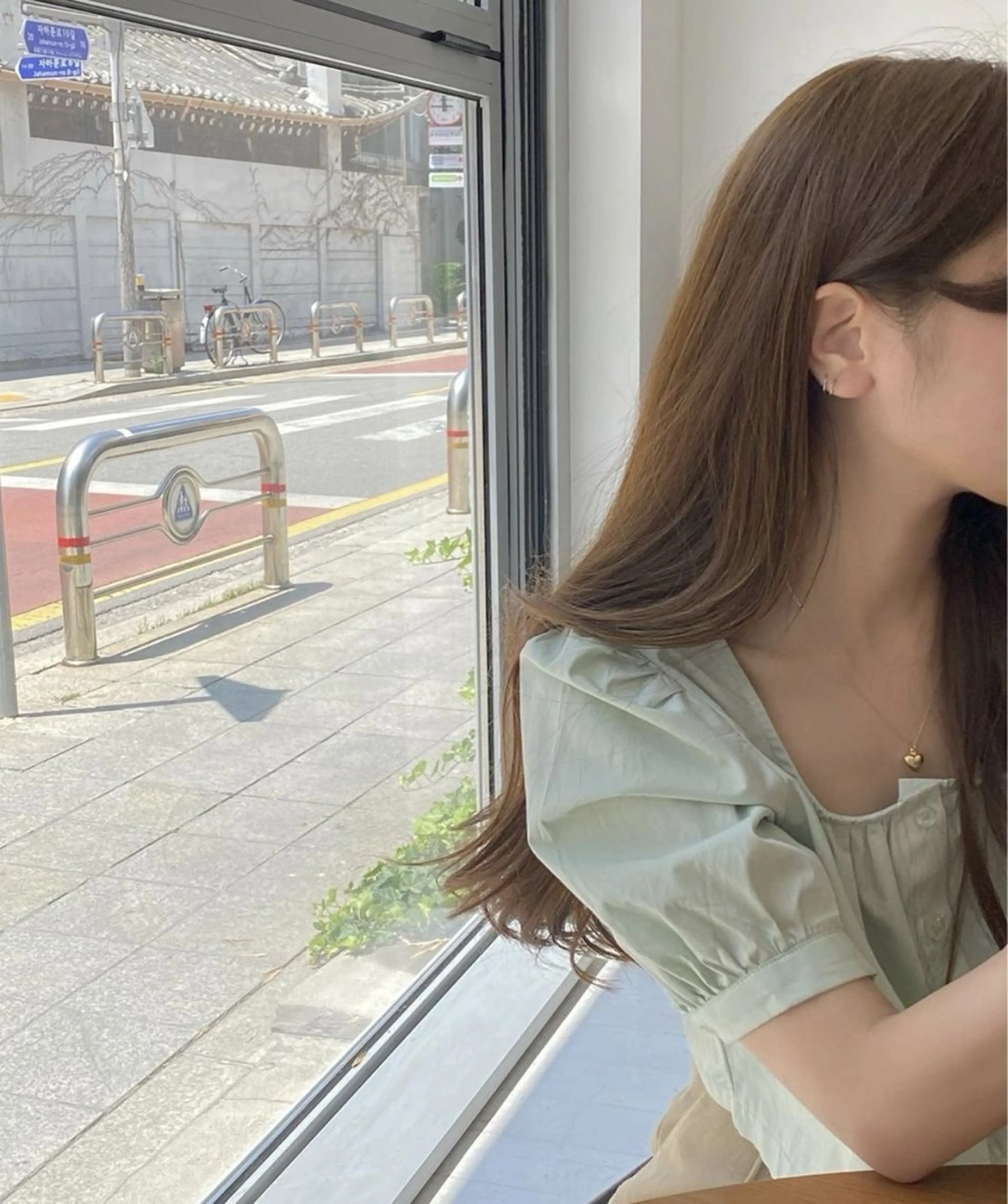 ロング カラー AIN.ANLY.所属・韓国ｶﾞｰﾘｰ 🎀ミスズ🩰のヘアスタイル