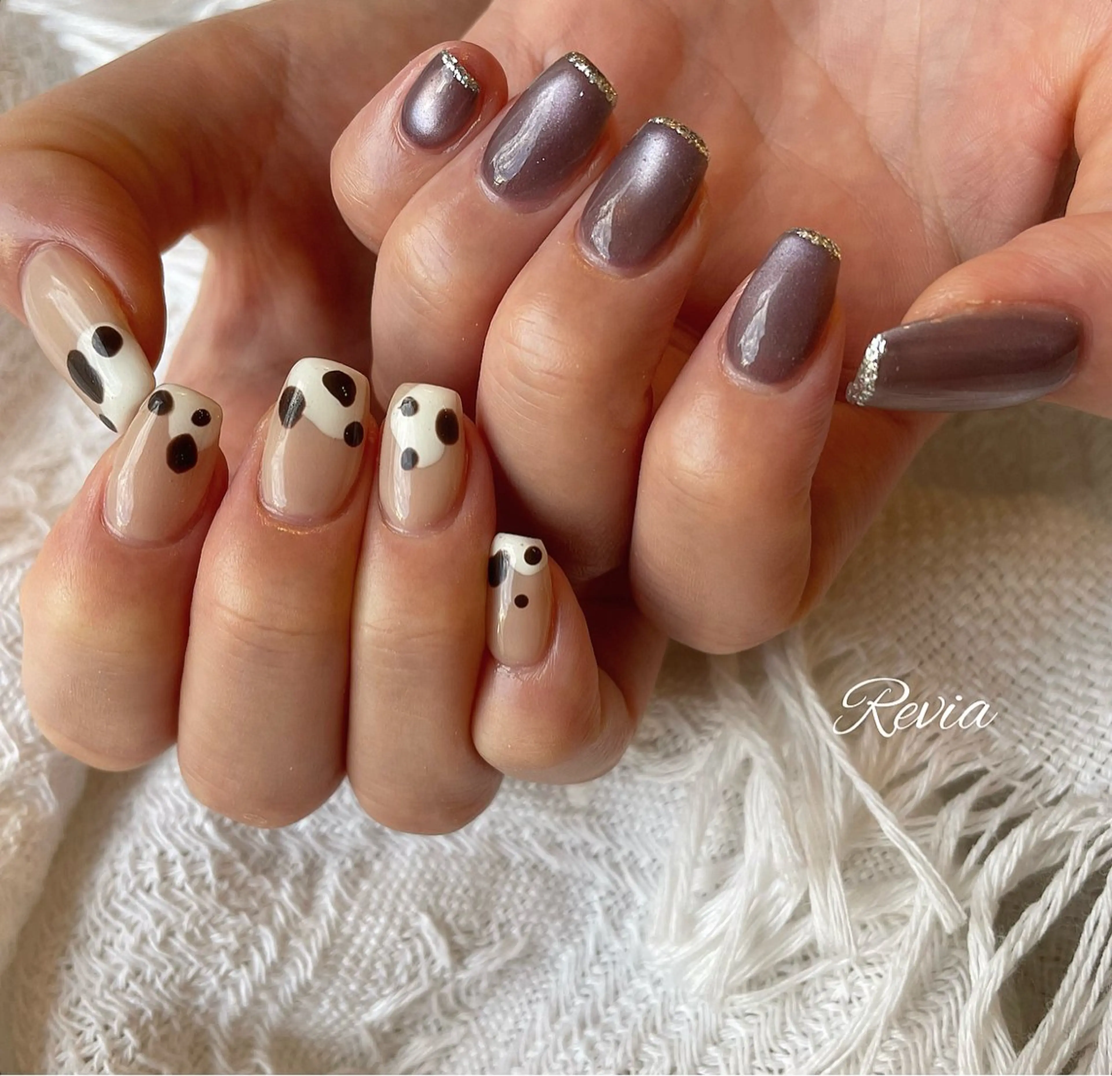 ネイル ハンドネイル revia所属・ERI Nailistのネイルデザイン