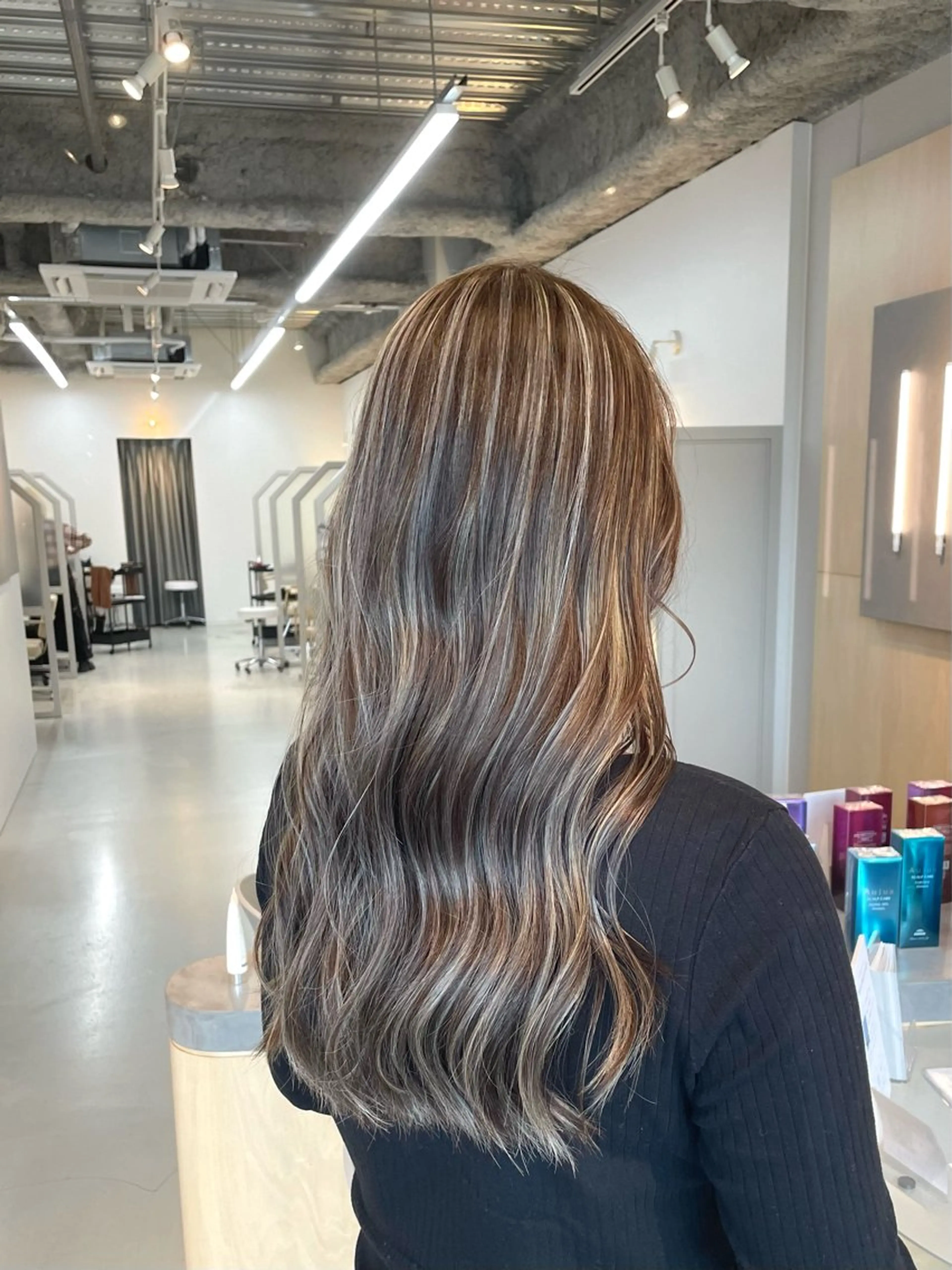 ロング カラー カット ヘアカラー トリートメント sida西院店/ 西村真夜のヘアスタイル