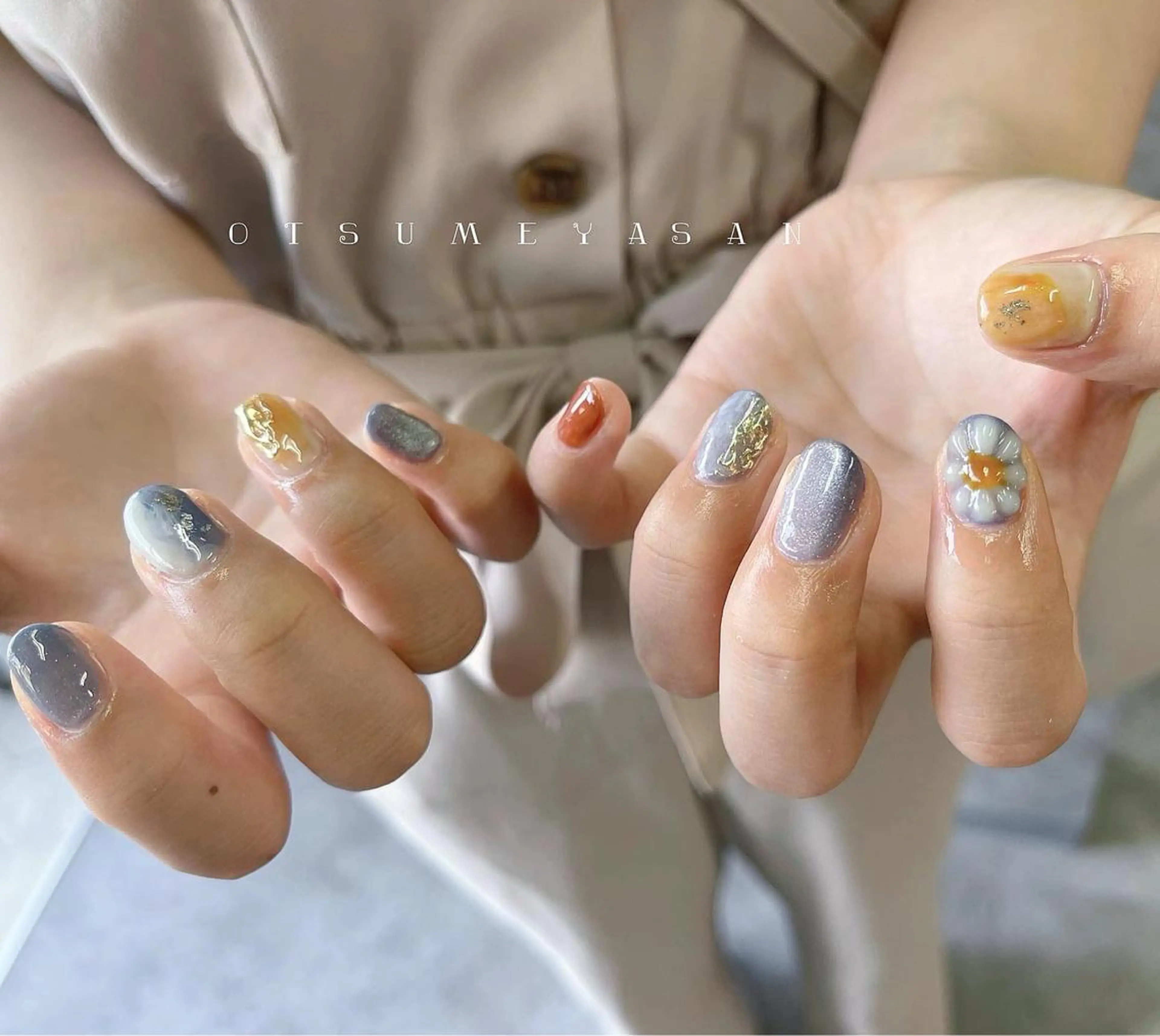 ショート ネイル otsumeyasan所属・わたなべ ちかのネイルデザイン