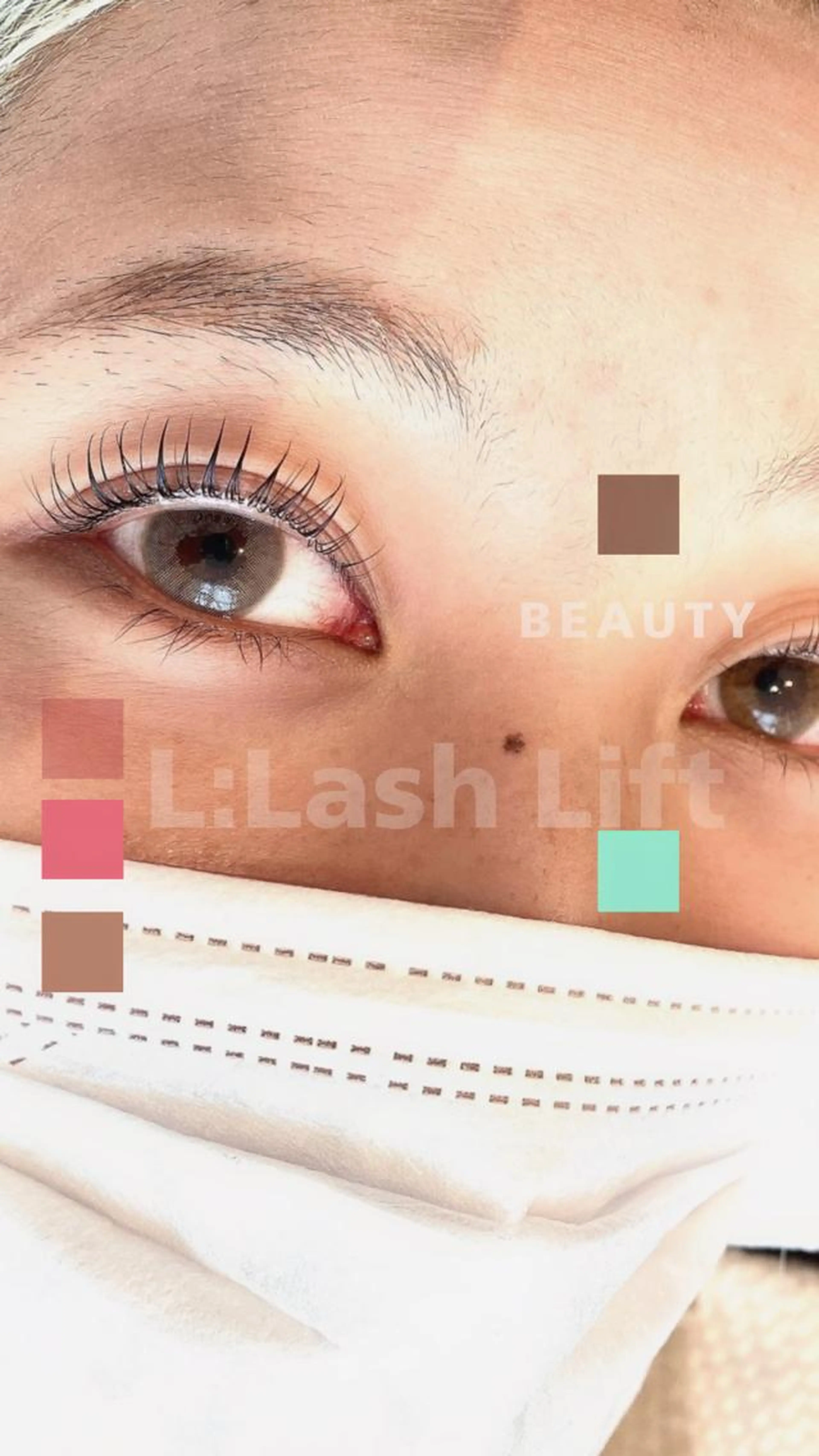 次世代デザインまつげパーマ👀綺麗/持続力の高さでリピート率90%直角にならない/ケラチン配合薬剤使用3980円(税込)の写真