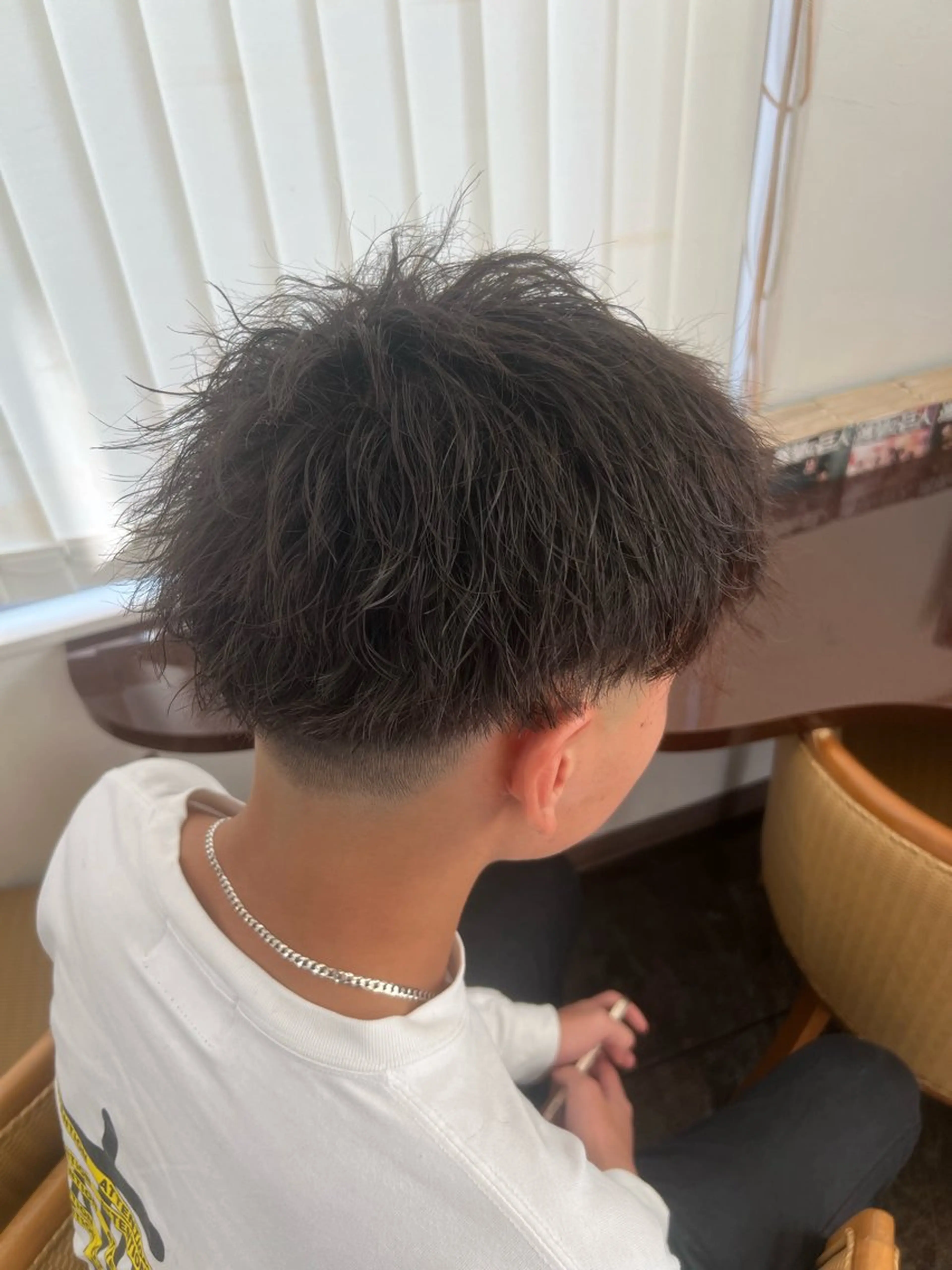 パーマ メンズ メンズブリーチ メンズパーマ ツイストスパイラルパーマ 縮毛矯正 スパイラルパーマ Shouki .222のヘアスタイル