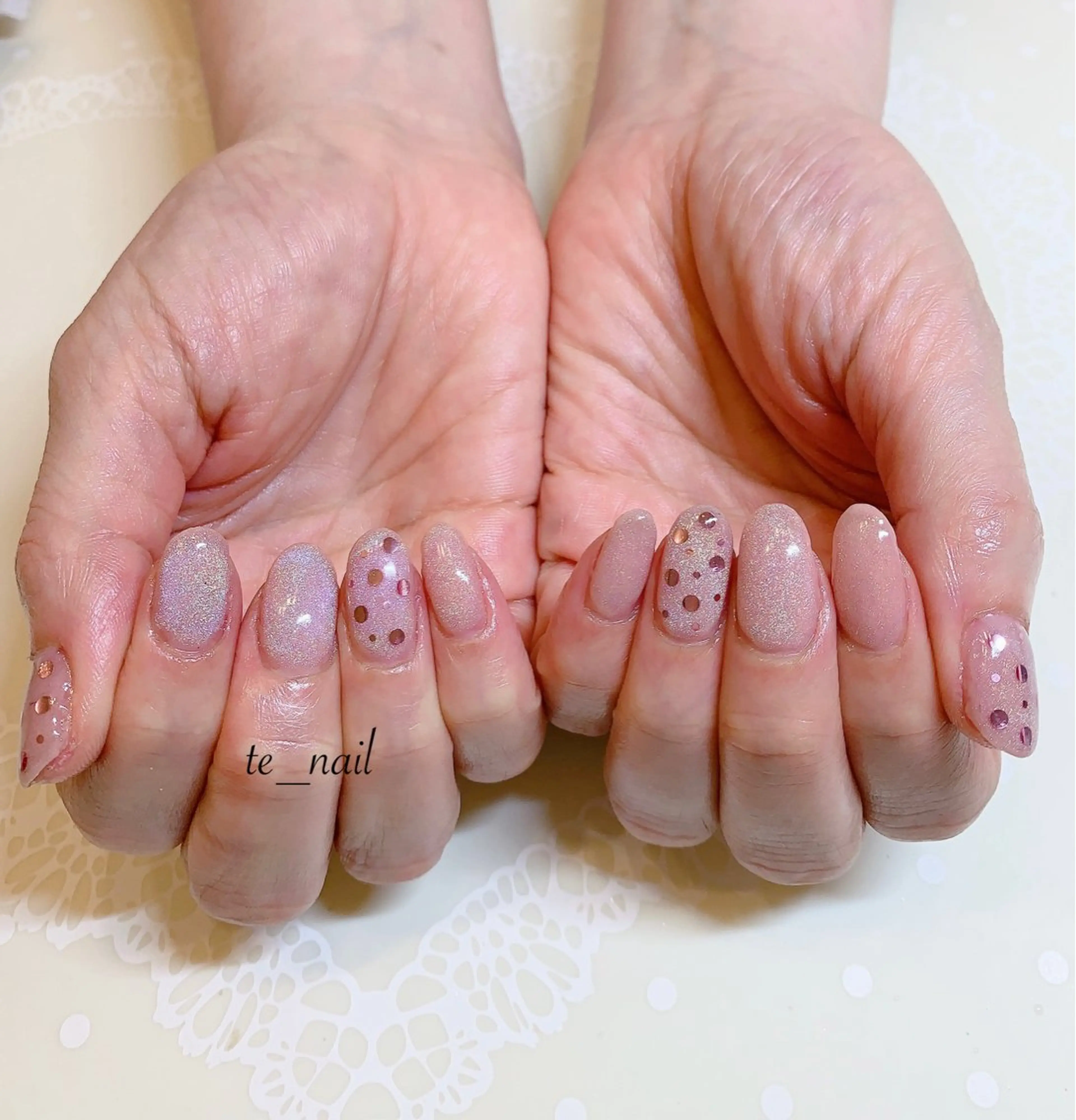 ネイル ミラーネイル ｔe_ nailのネイルデザイン
