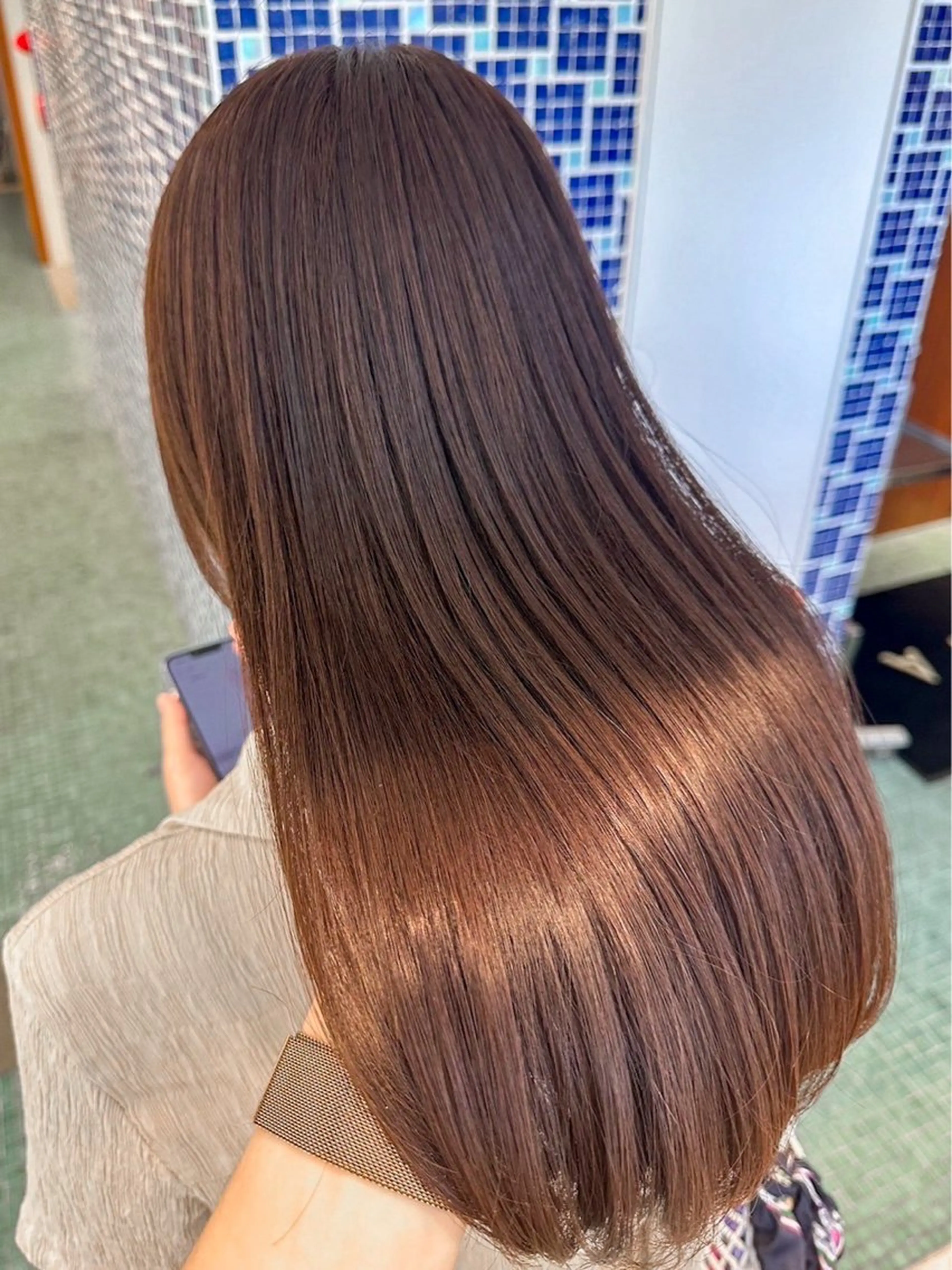 ロング ヘアカラー ATENA所属・撮影モデル様募集 直樹のヘアスタイル